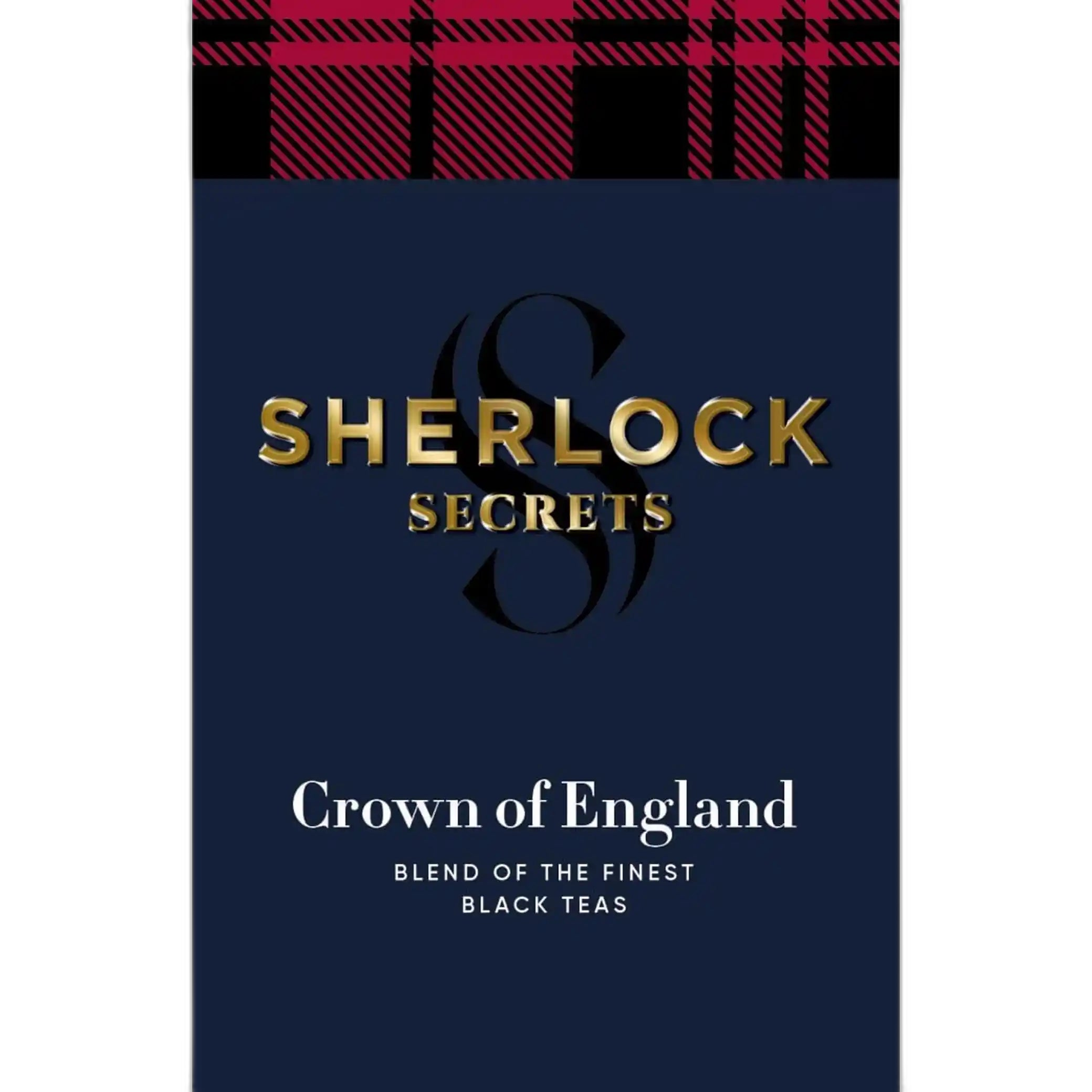 Sherlock Secrets „Crown of England“ směs černého jemně mletého čaje, 22 sáčky × 2 g/ 12 ks