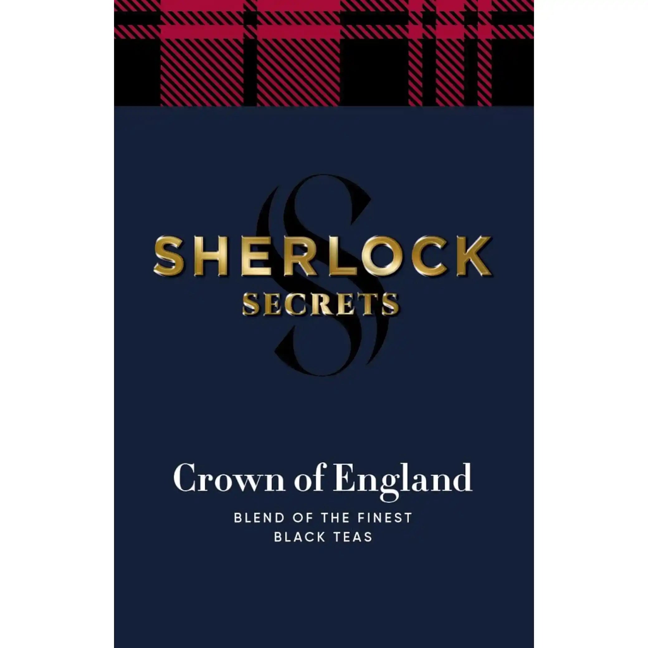 Sherlock Secrets „Crown of England“ směs černého jemně mletého čaje, 22 sáčky × 2 g/ 12 ks
