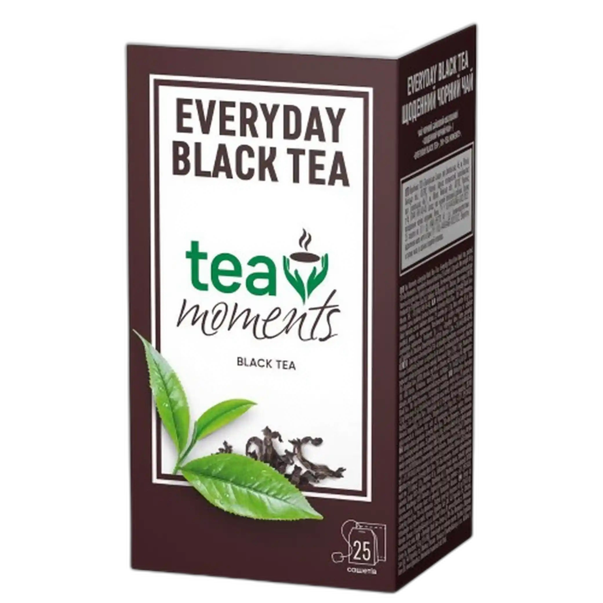 Tea Moments „Everyday Black Tea“ čaj černý, 25 sáčky × 1,8 g/ 12 ks