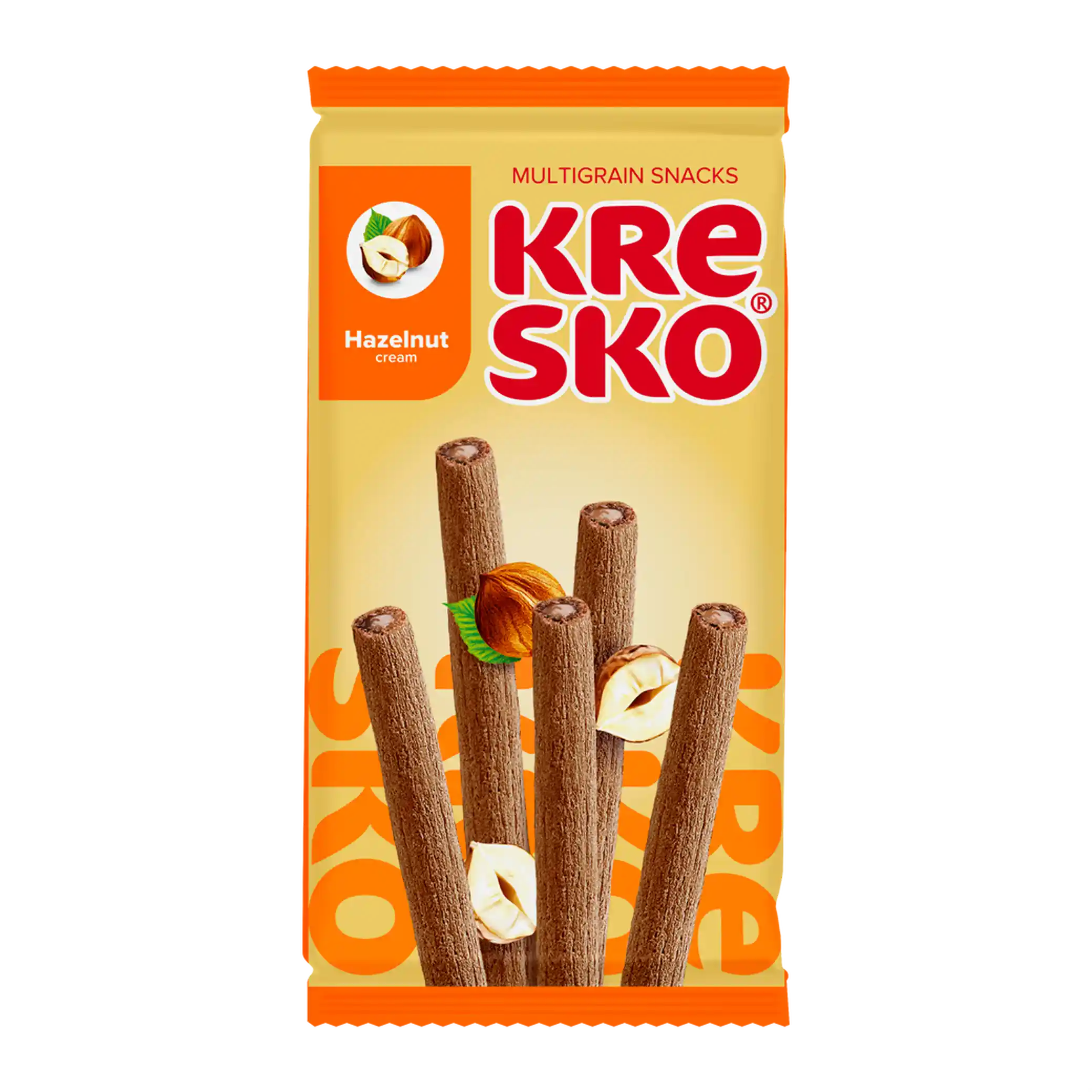 ABK Vícezrnné křehké tyčinky „Kresko“ s oříškovým krémem, 140 g/24ks