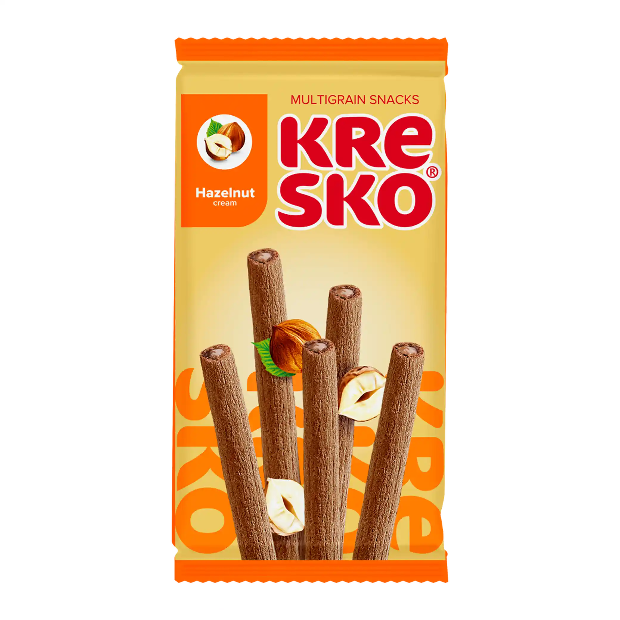 ABK Vícezrnné křehké tyčinky „Kresko“ s oříškovým krémem, 140 g/24ks