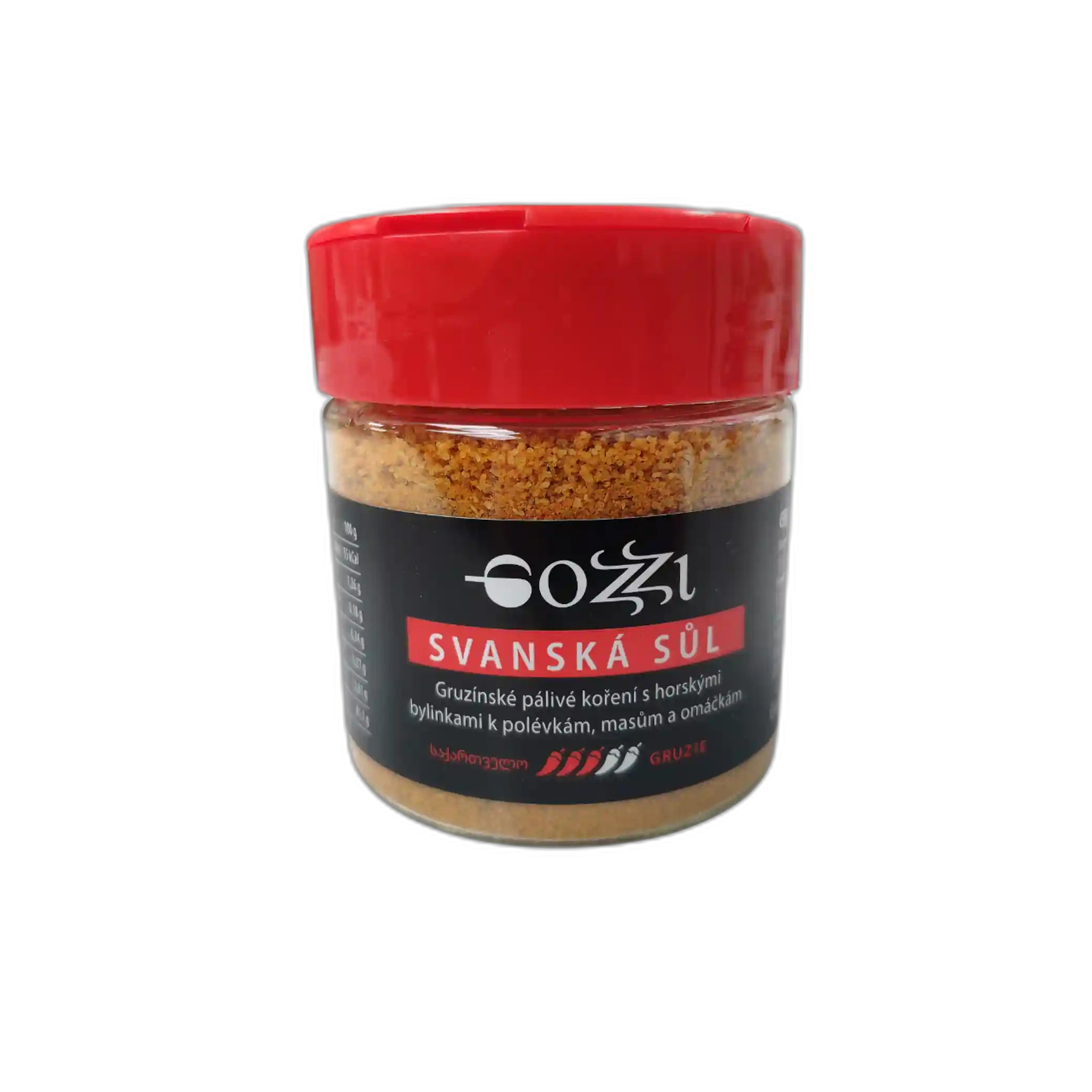 SVANSKI SŮL pálivá – Gruzínské koření s bylinkami, 150g/12ks