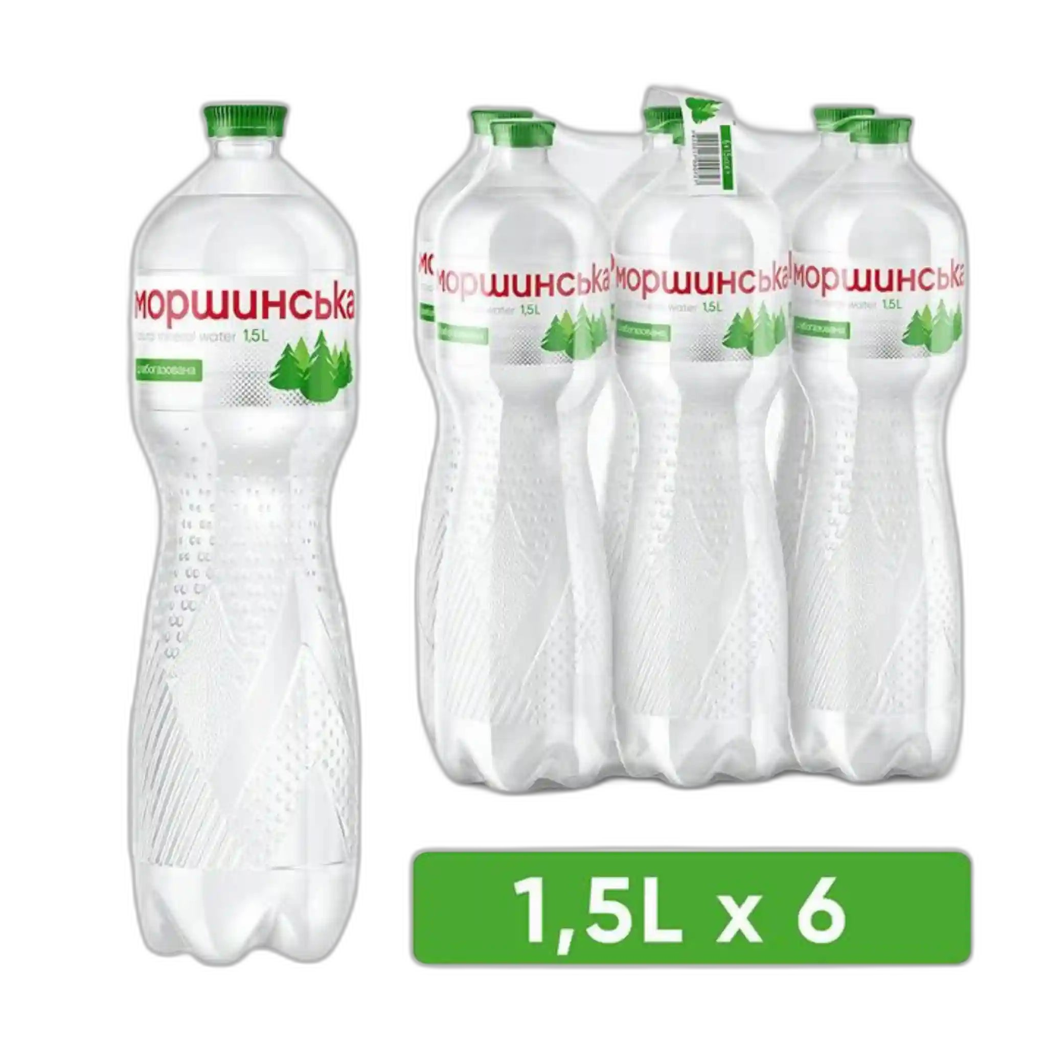 Morshynskaya Přírodní minerální voda jemně perlivá, 1,5l/6ks