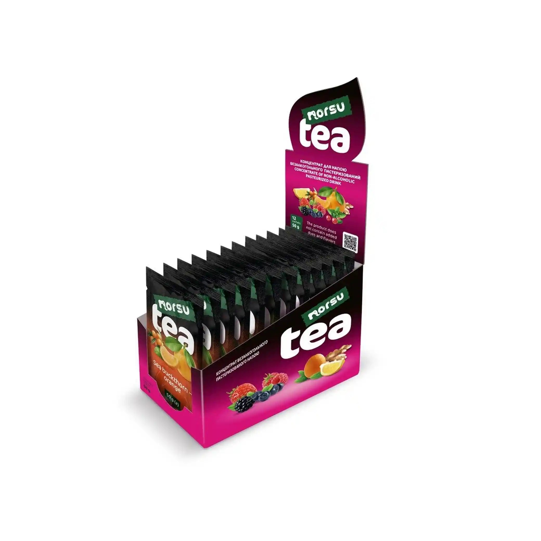 Norsu Koncentrát nápoje „Čaj Rakytník-pomeranč“ 50g/12ks