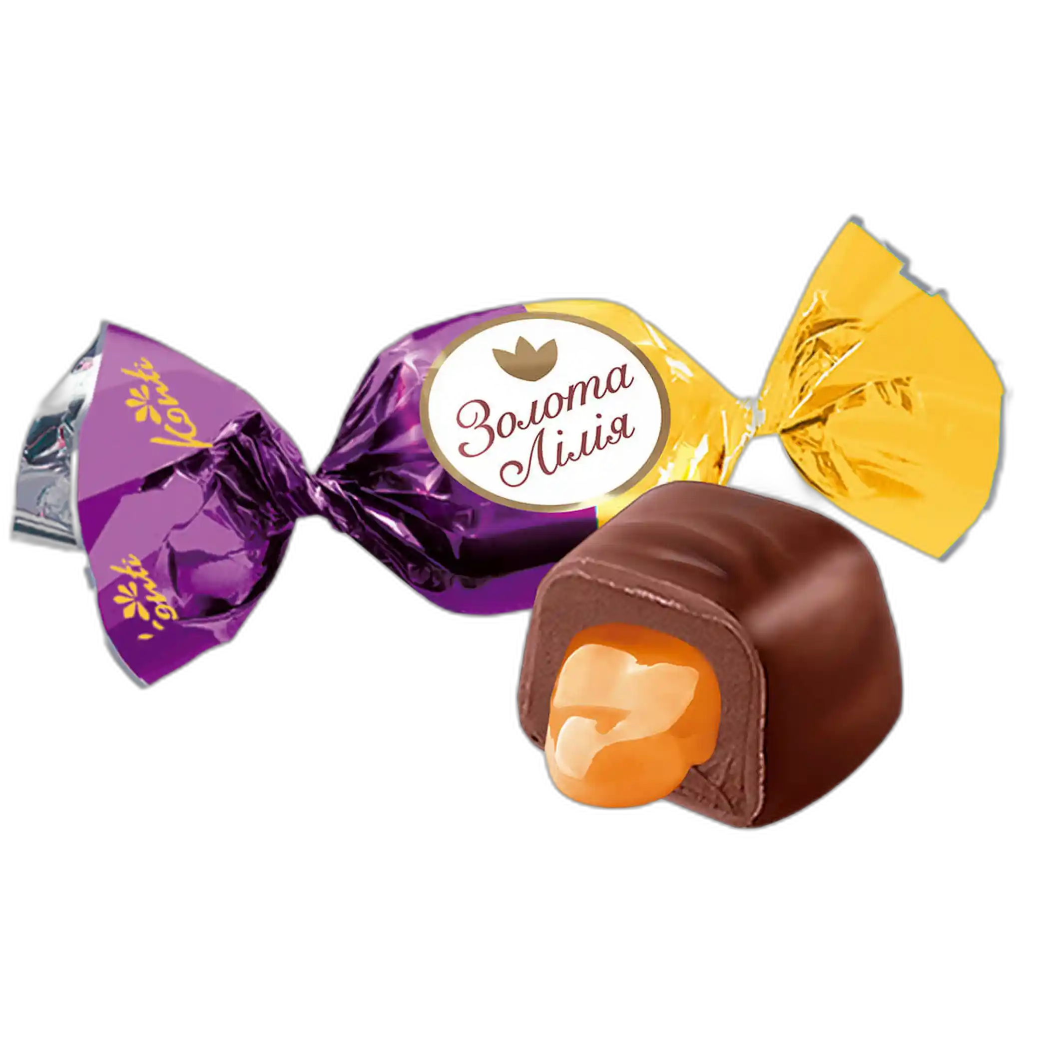Konti "Golden Lily" karamelové bonbóny „Trûfié“, 1kg/7ks