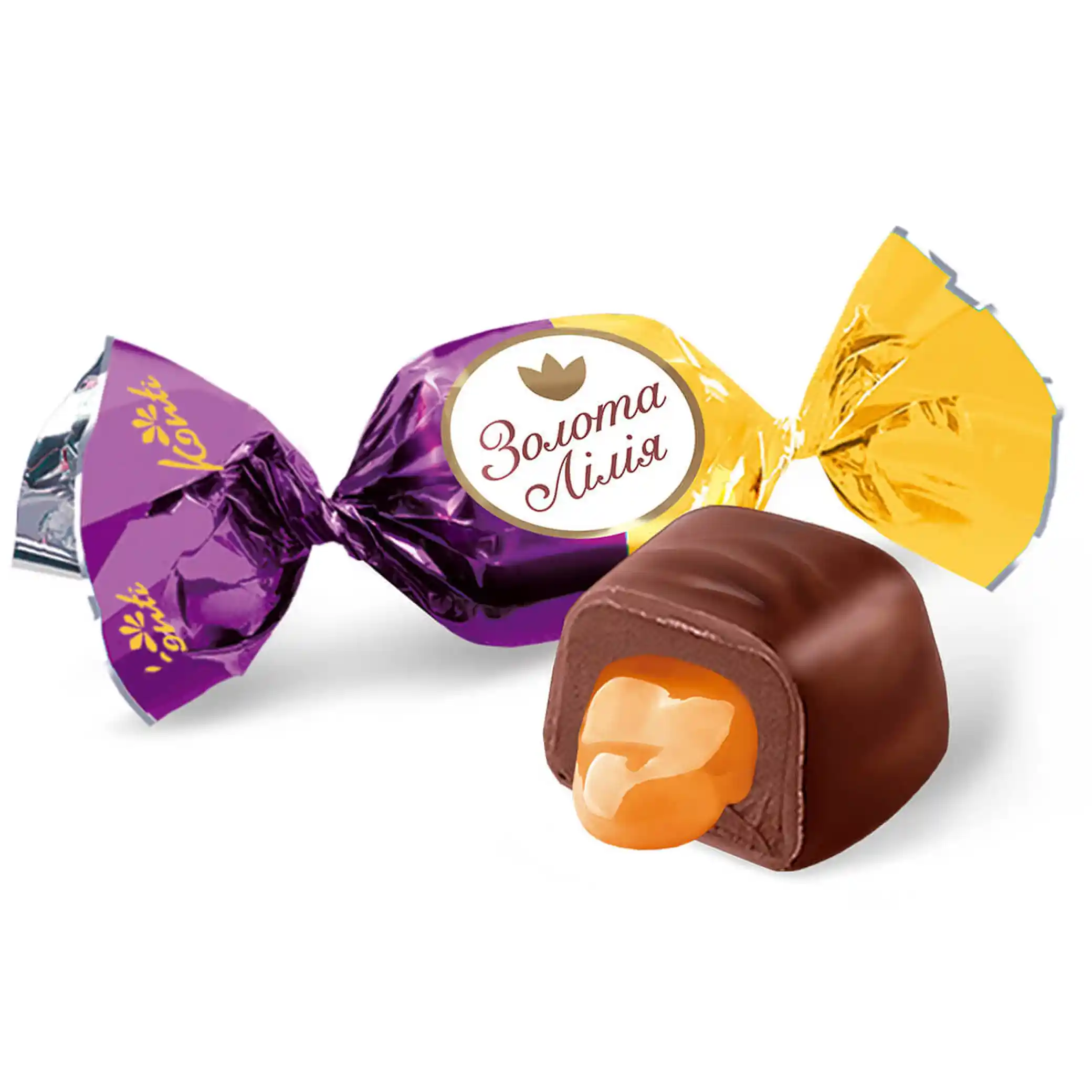 Konti "Golden Lily" karamelové bonbóny „Trûfié“, 1kg/7ks