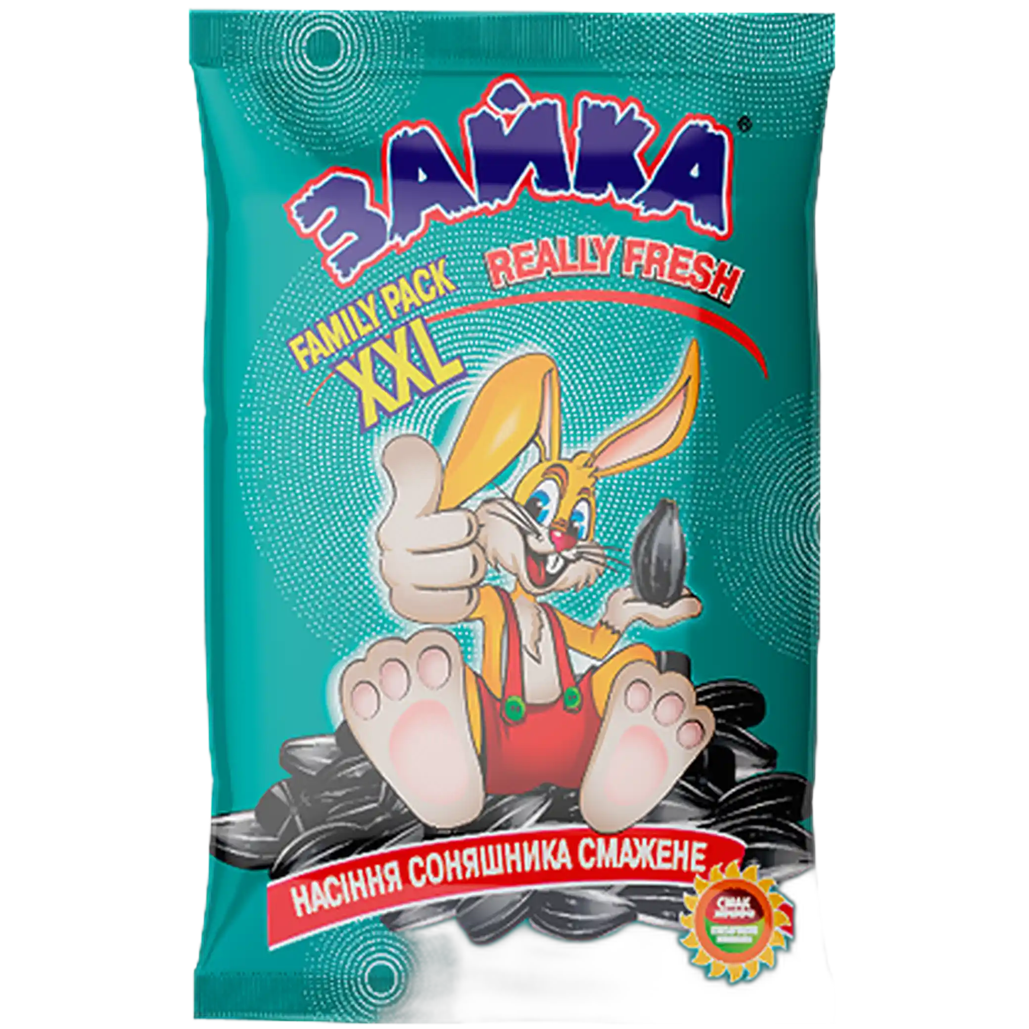 "Zayka" Pražená slunečnicová semínka, 320 g × 25 ks