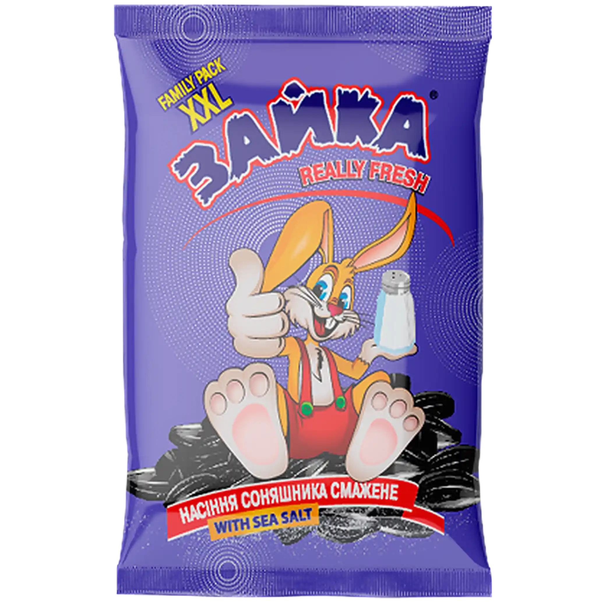 "Zayka" Pražená solená slunečnicová semínka, 320 g × 25 ks