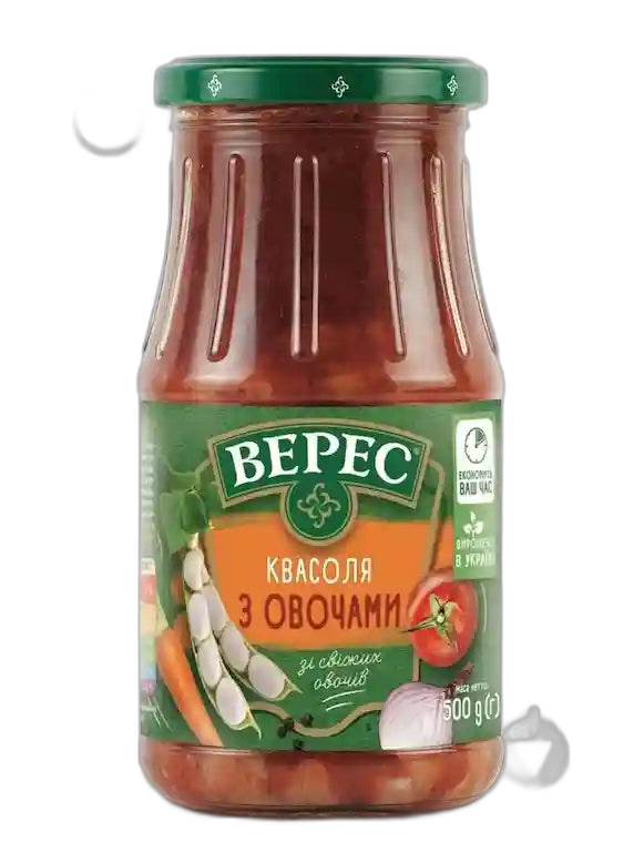 TM Veres Fazole se zeleninou 500 g/ 12ks