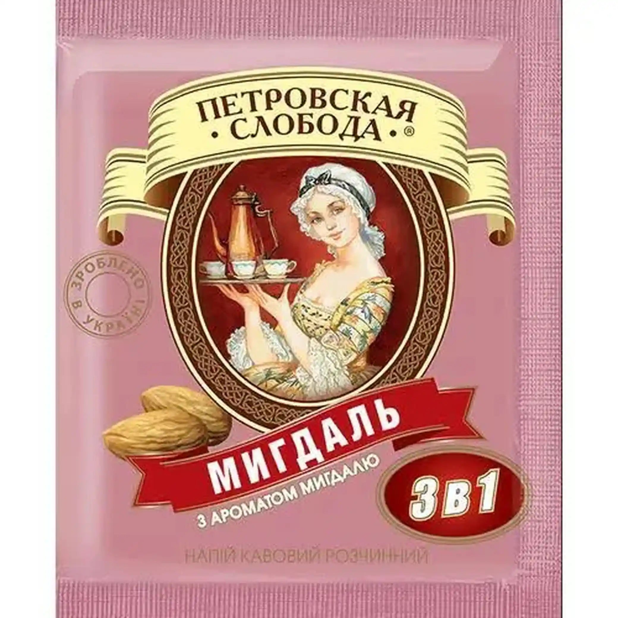 "Petrovskaya Sloboda" Instantní kávový nápoj 3v1 Mandle, 18 g / 25 ks