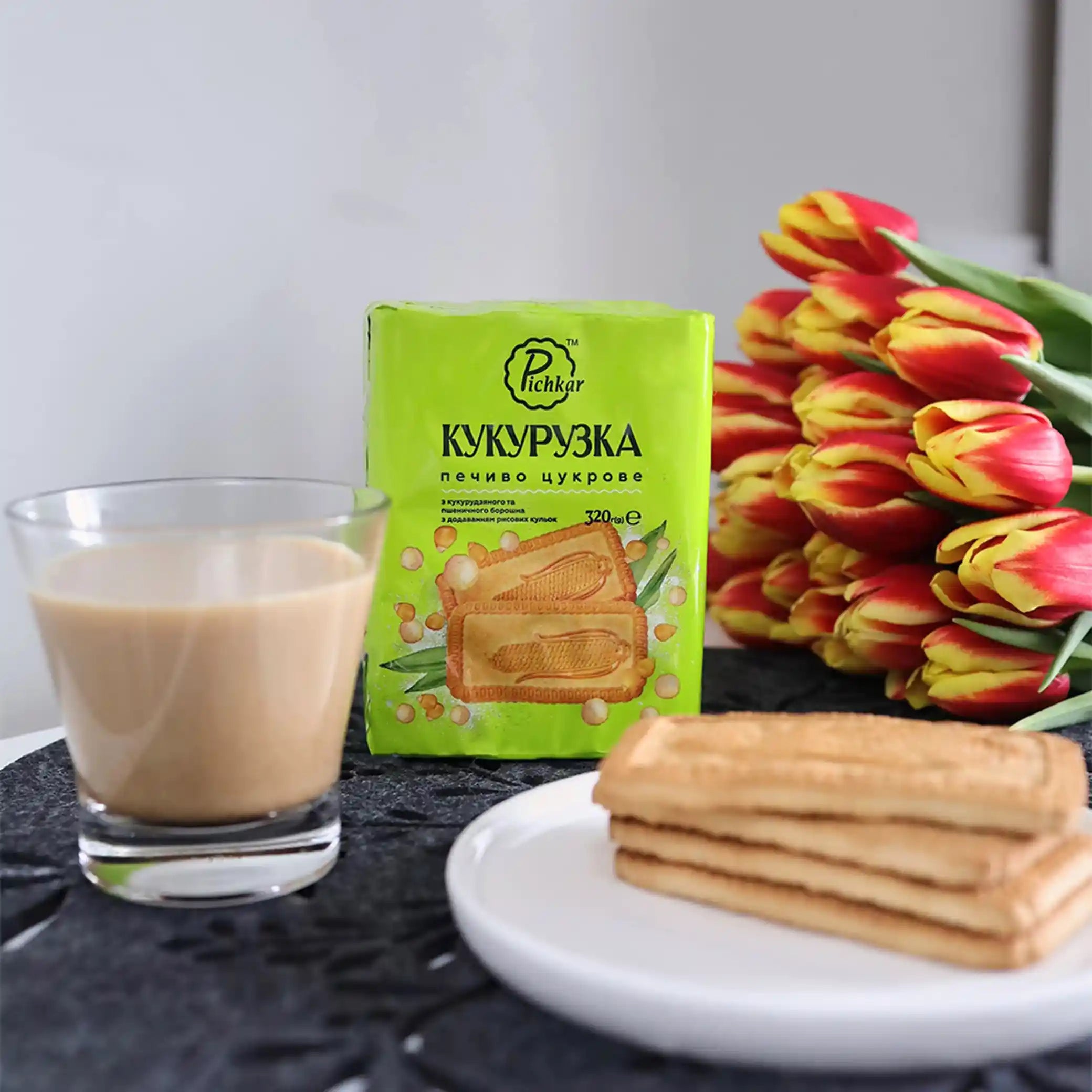 Cukrové sušenky „Corny“ 320 g / 21 ks