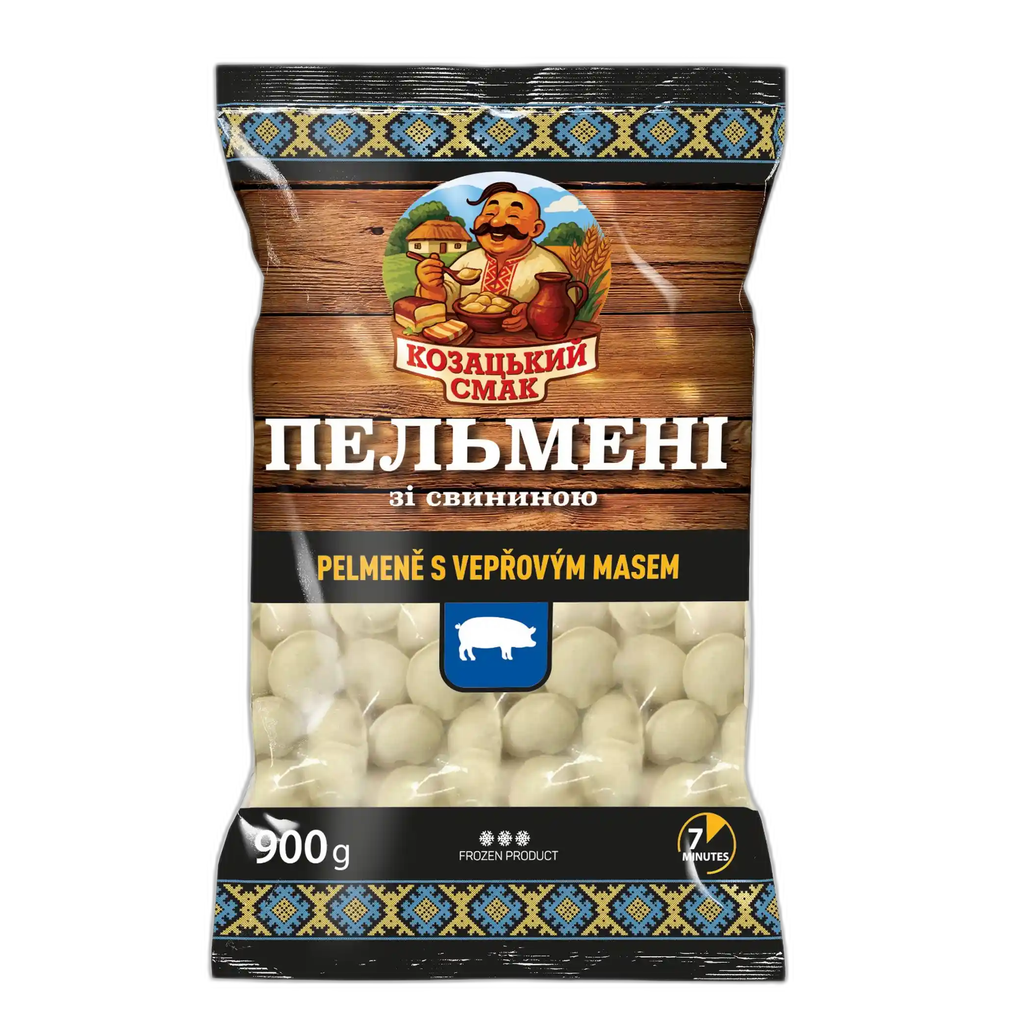 Kozacký Smak, Pelmeně vepřové, 900 g/6ks