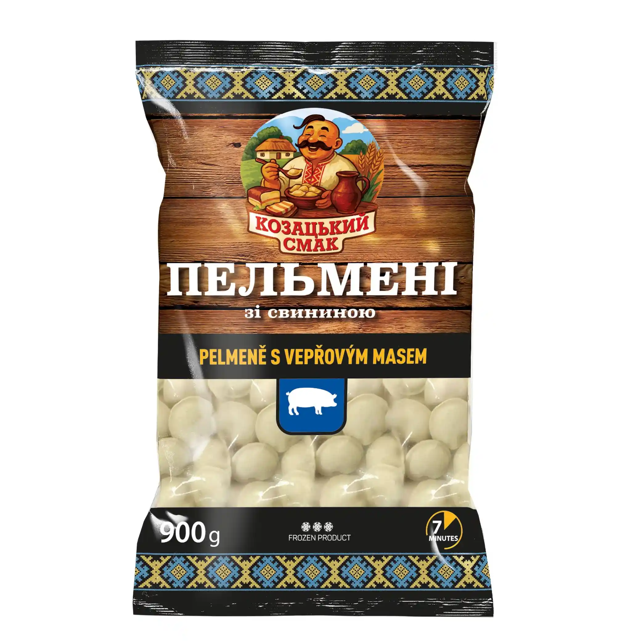 Kozacký Smak, Pelmeně vepřové, 900 g/6ks