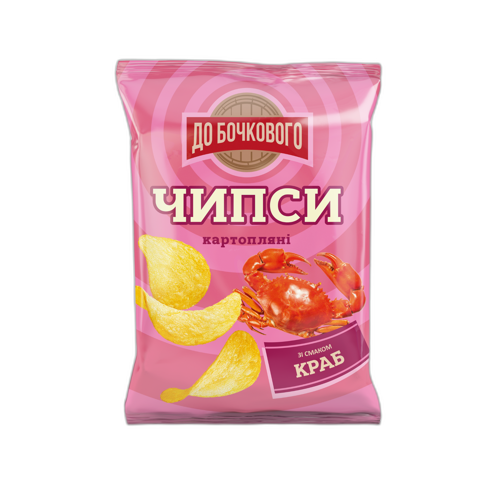 Flint Do bochkovogo Chipsy s příchutí kraba, 100g /16 ks