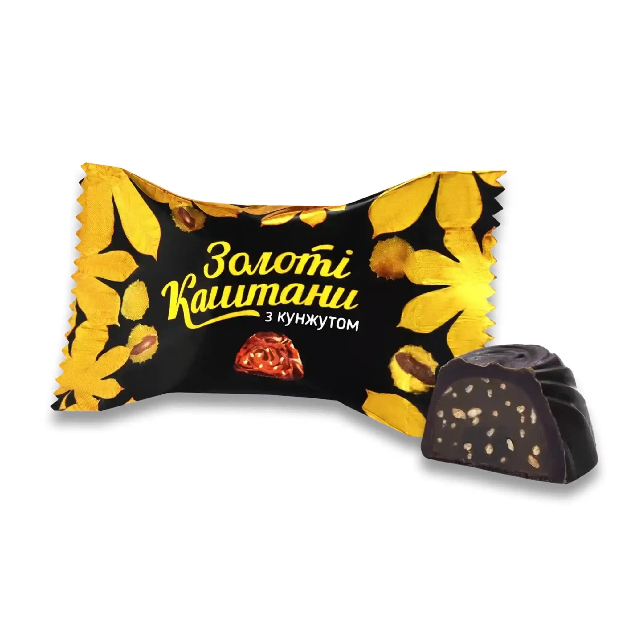 TORTUFEL Bonbóny „Zlaté kaštany se sezamem“, 1,3 kg