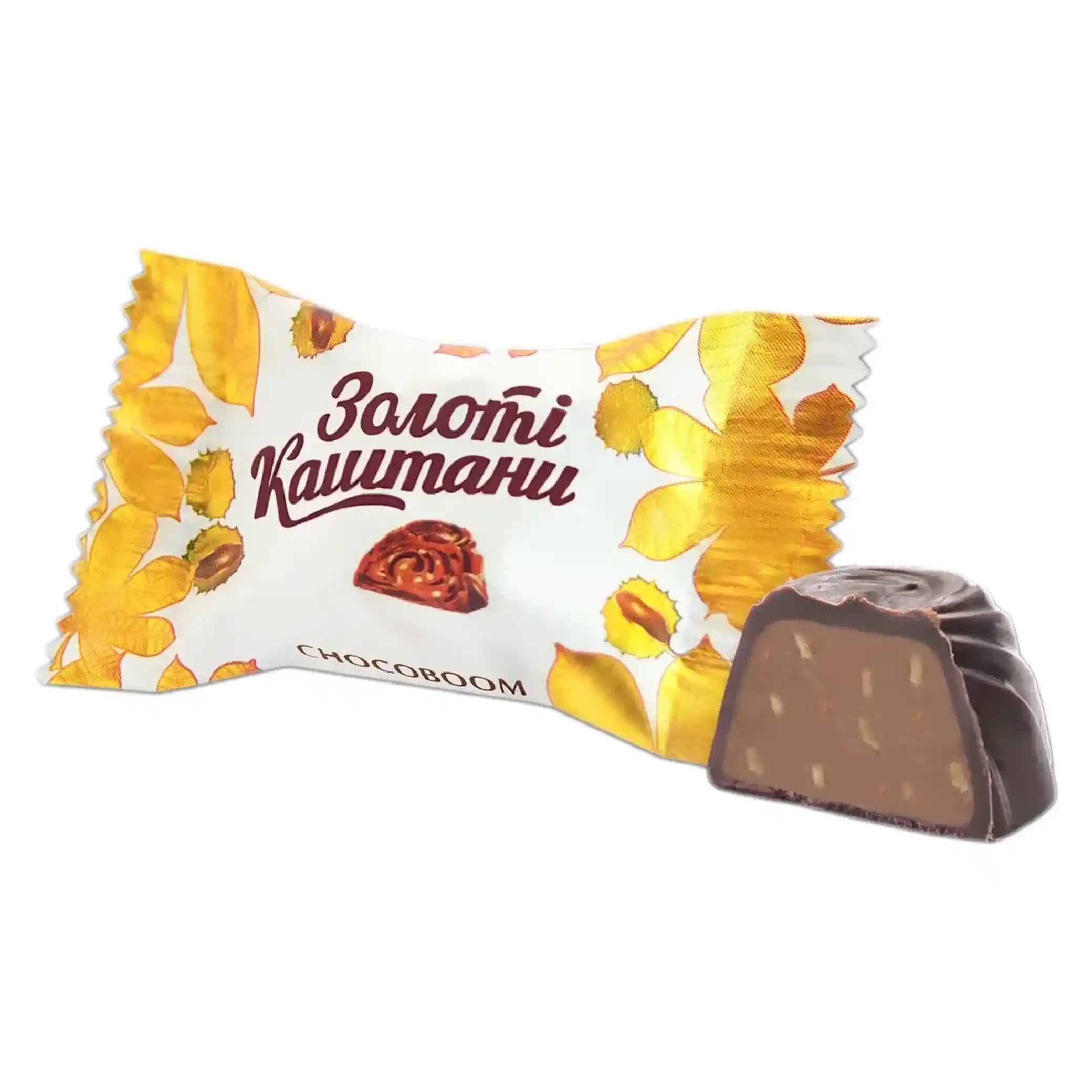 TORTUFEL Bonbóny „Zlaté kaštany“, 1,2kg