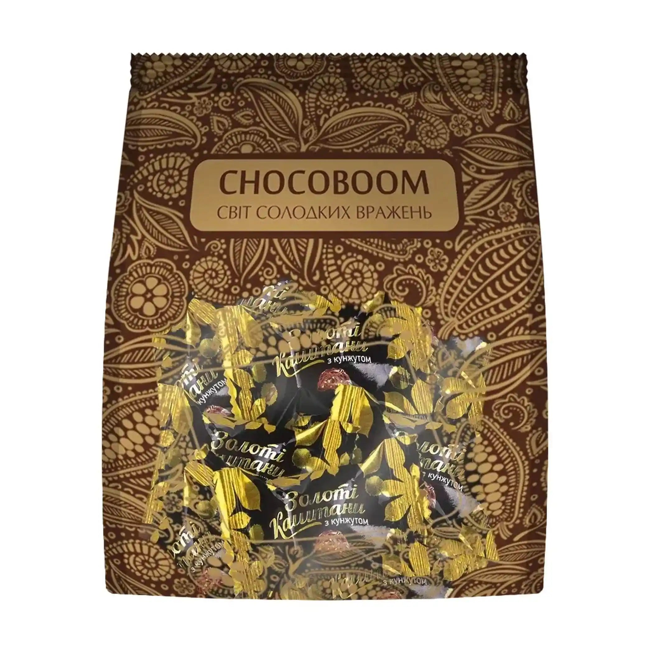 TORTUFEL Bonbóny „Zlaté kaštany se sezamem“, 180g/16ks