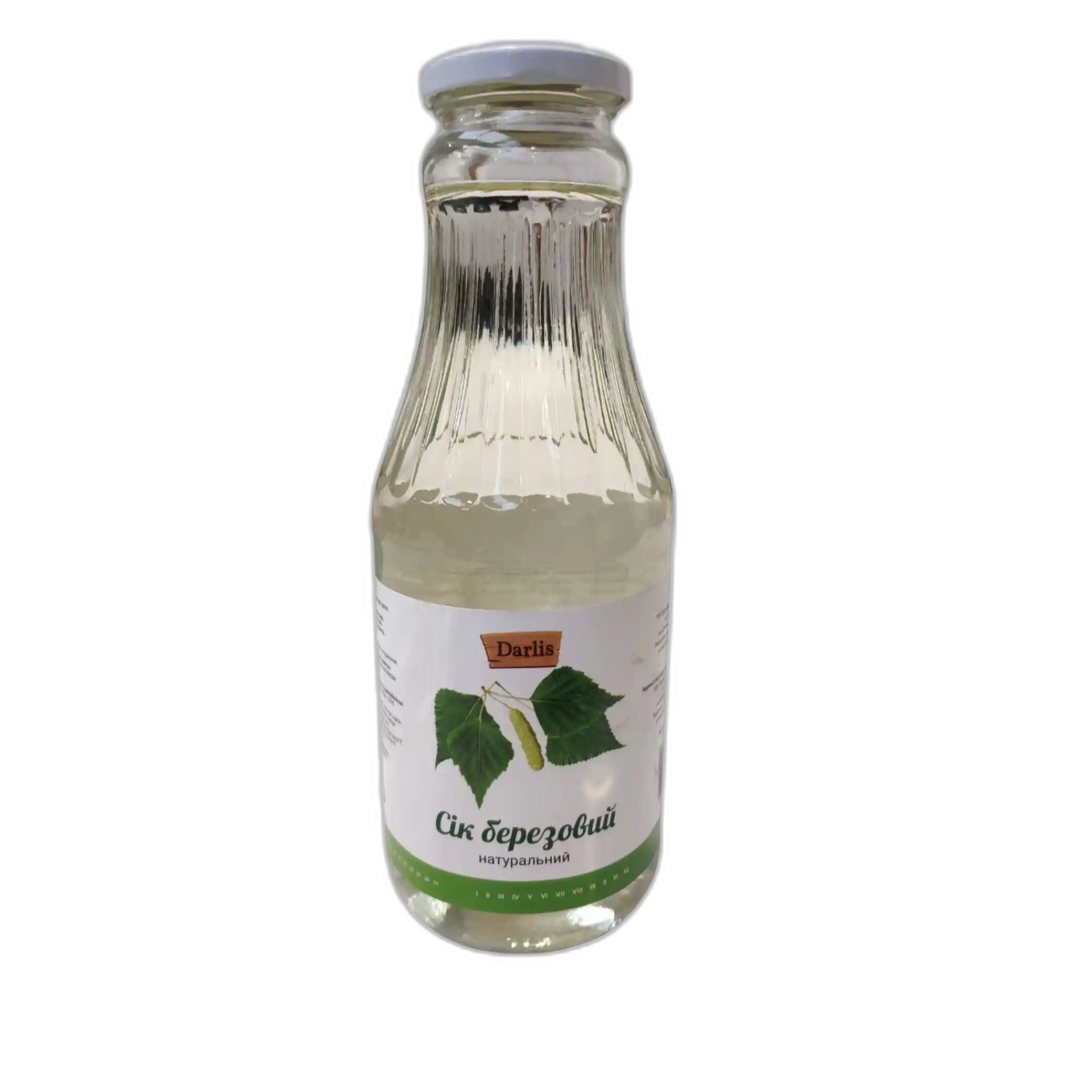Přírodní březová šťáva, 1 l, sklo/6ks