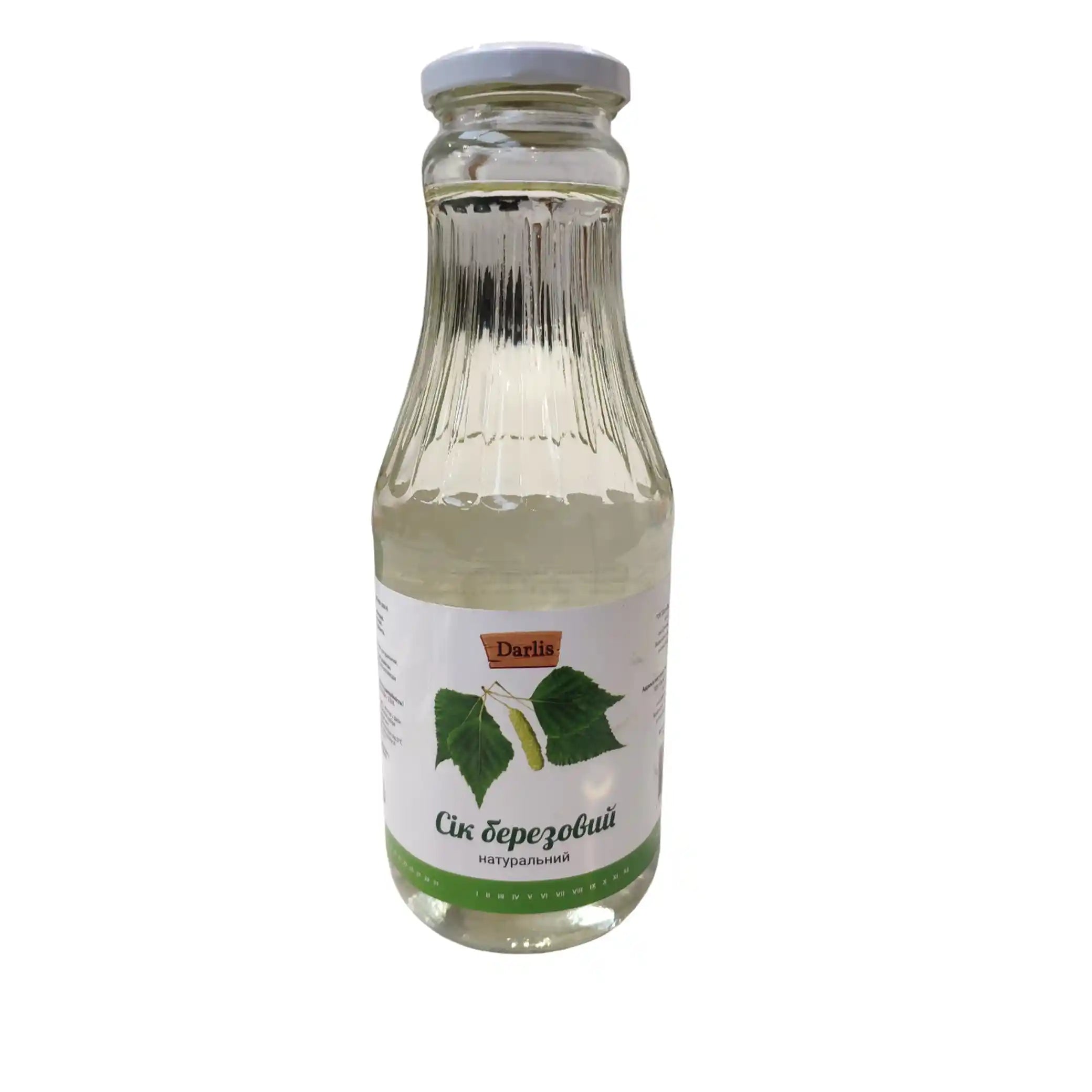 Přírodní březová šťáva, 1 l, sklo/6ks