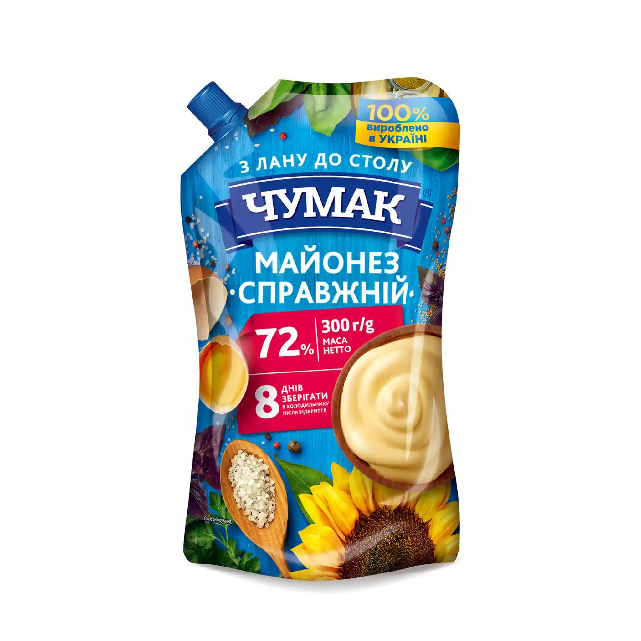Čumak Majonéza "Spravžnij" 72%, 300g/36ks