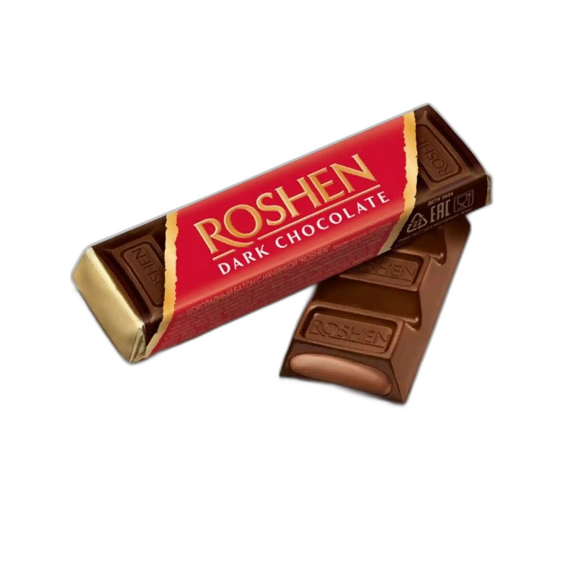 Roshen Čokoládová tyčinka s čokoládovou náplní, 43g / 30ks