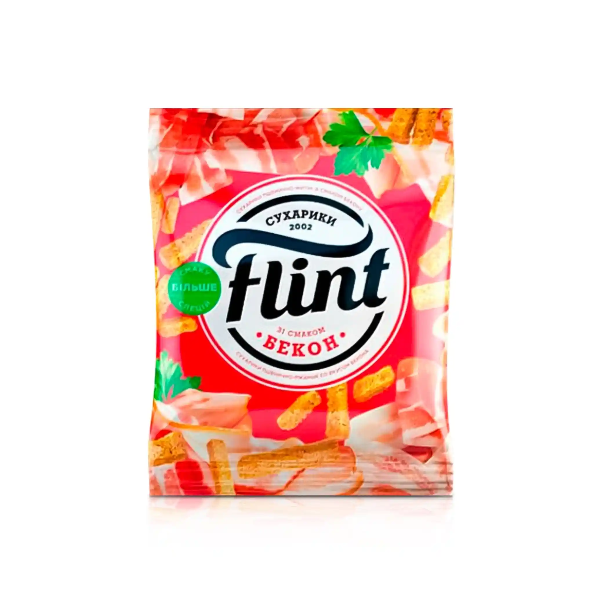 Flint Suchariky s příchutí anglické slaniny (bekon), 70g /22 ks