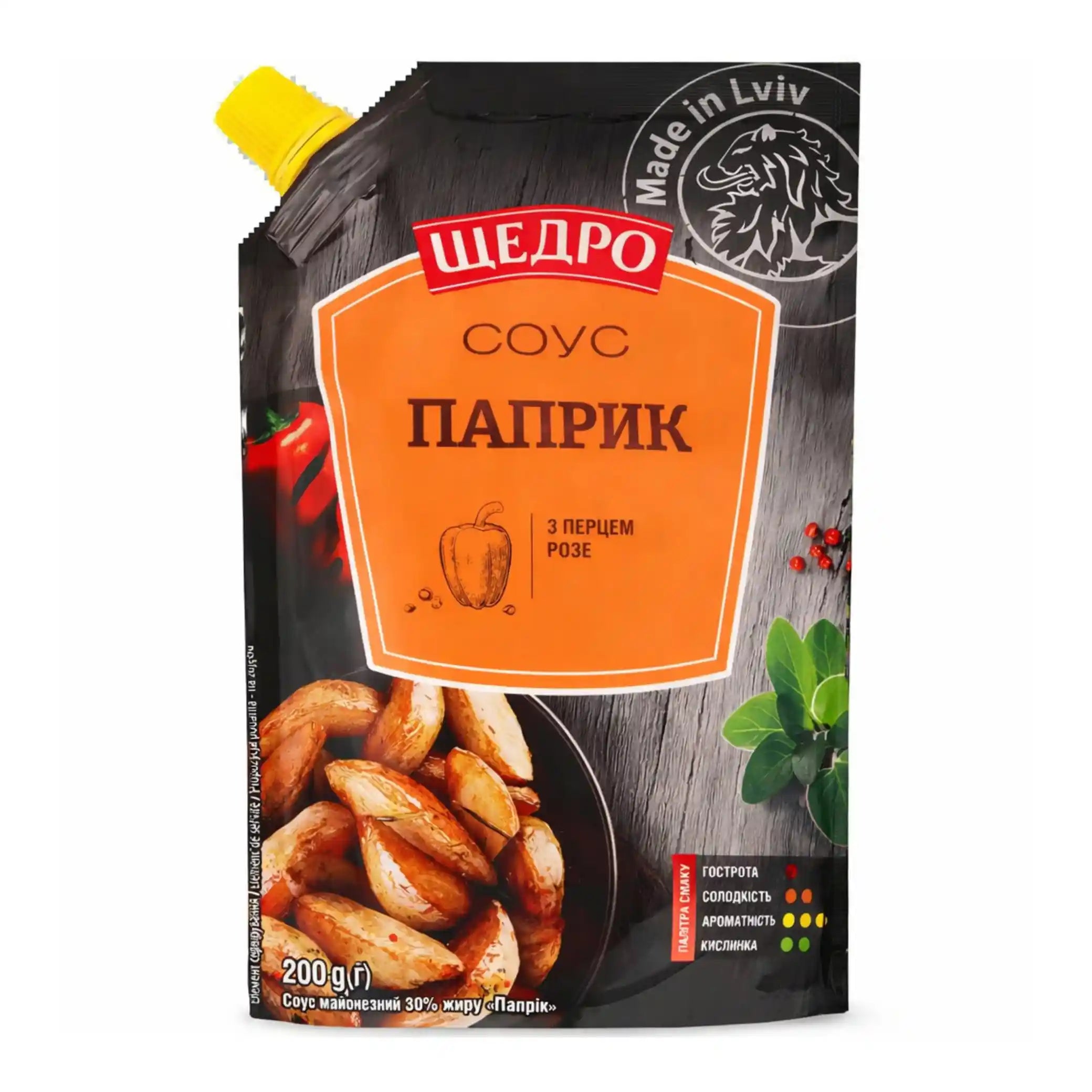 Schedro Omáčka "Paprik" 30%, 200g/26ks