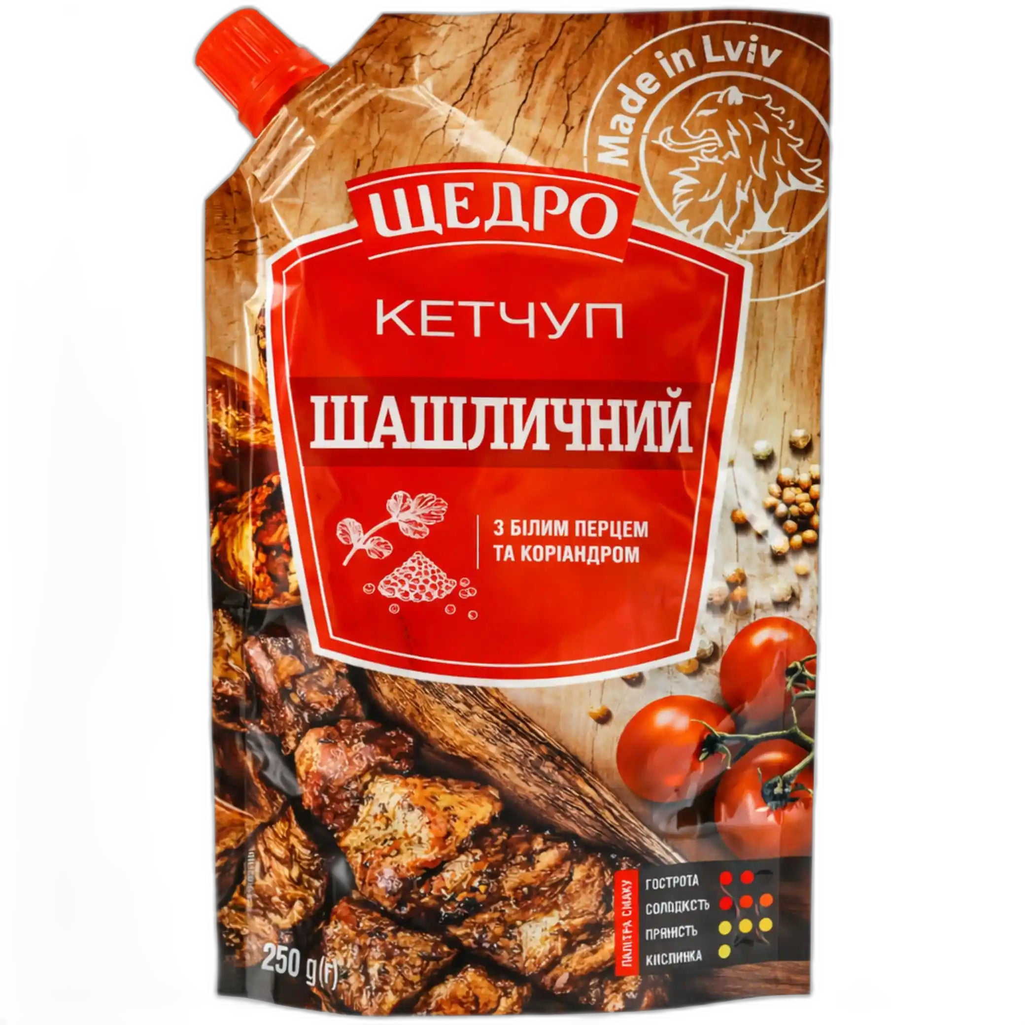 Schedro Kečup „Šašlik“, 250g/18ks
