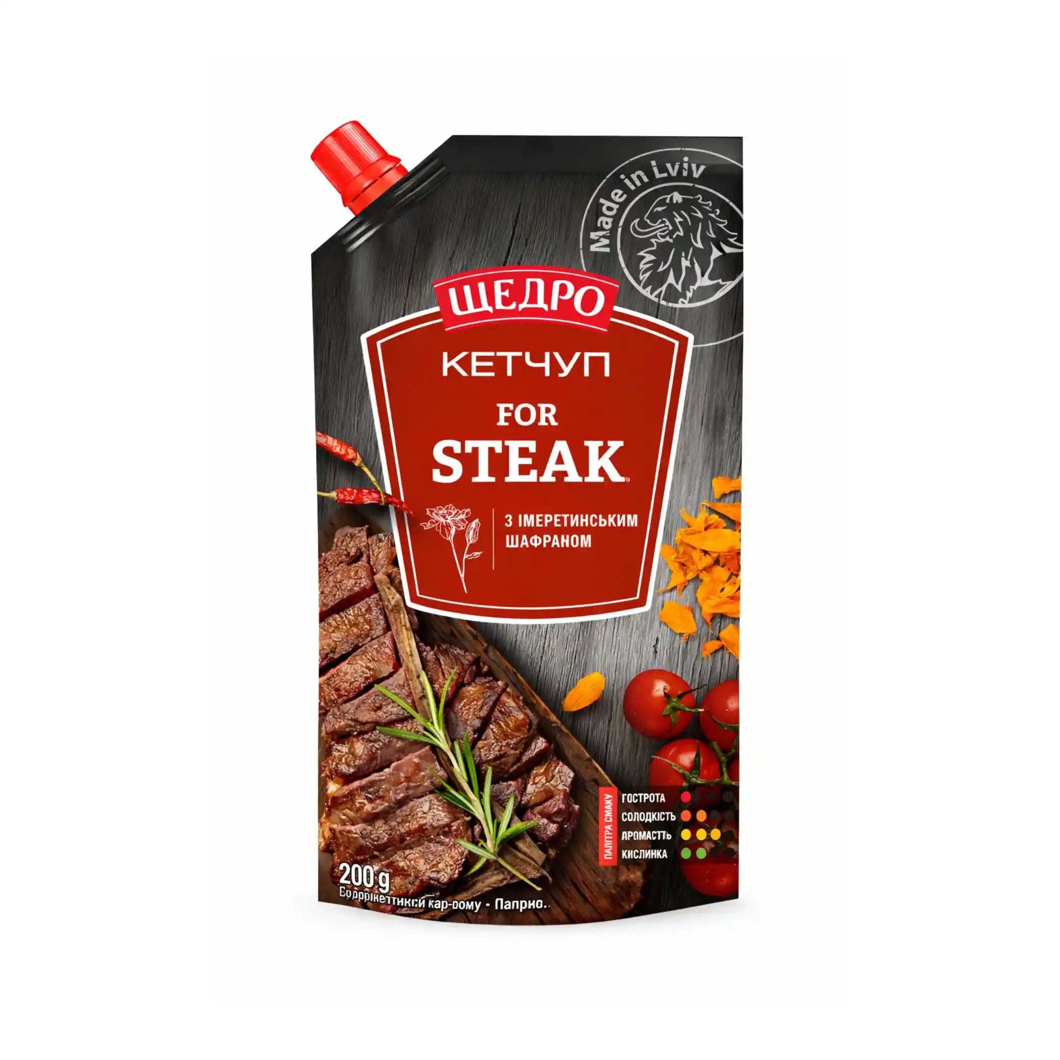 Schedro Kečup „Steak“, 250g/18ks