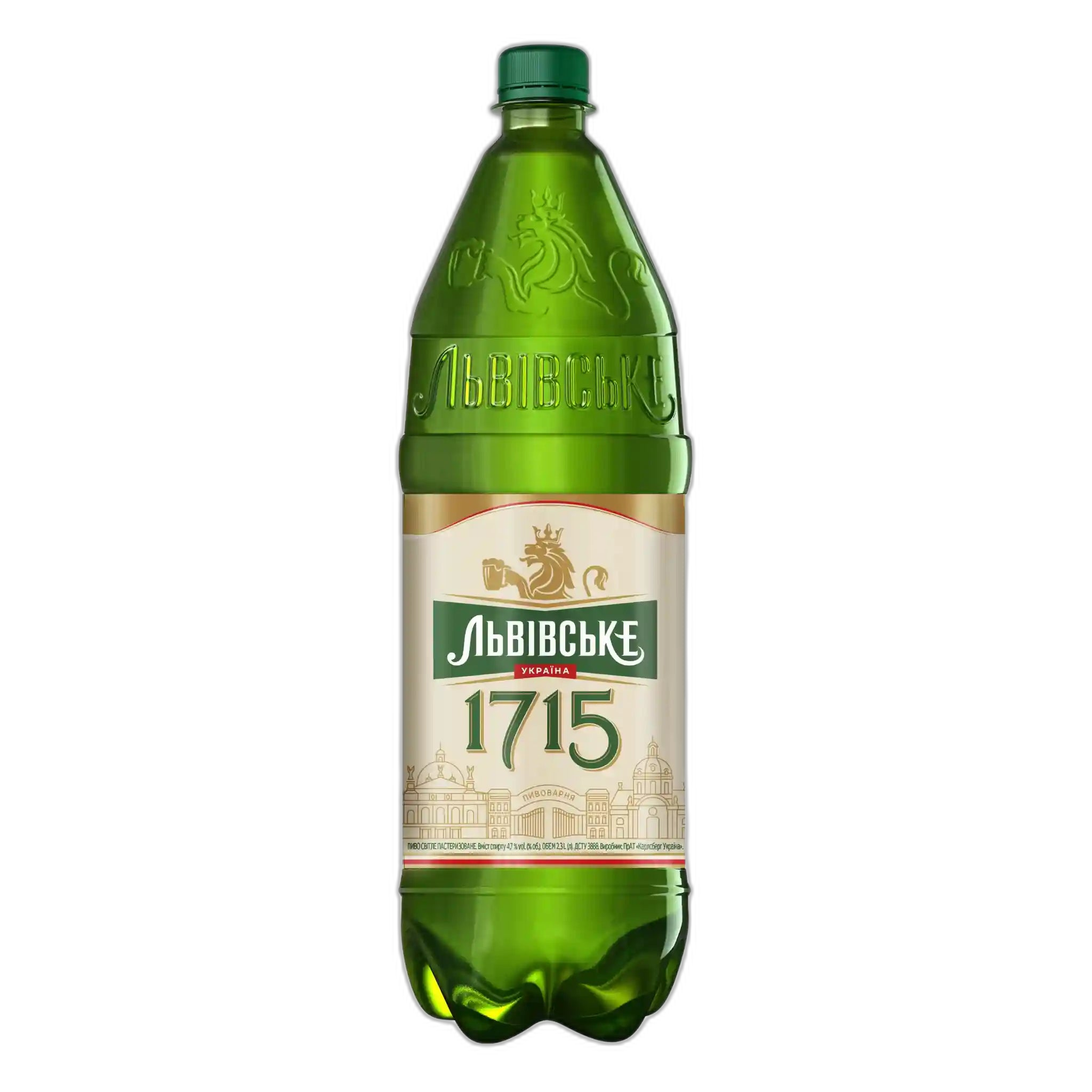 Carlsberg Pivo Lvivske 1715, plato 11°, alл. 4.5 %, PET 2,25 L/6ks