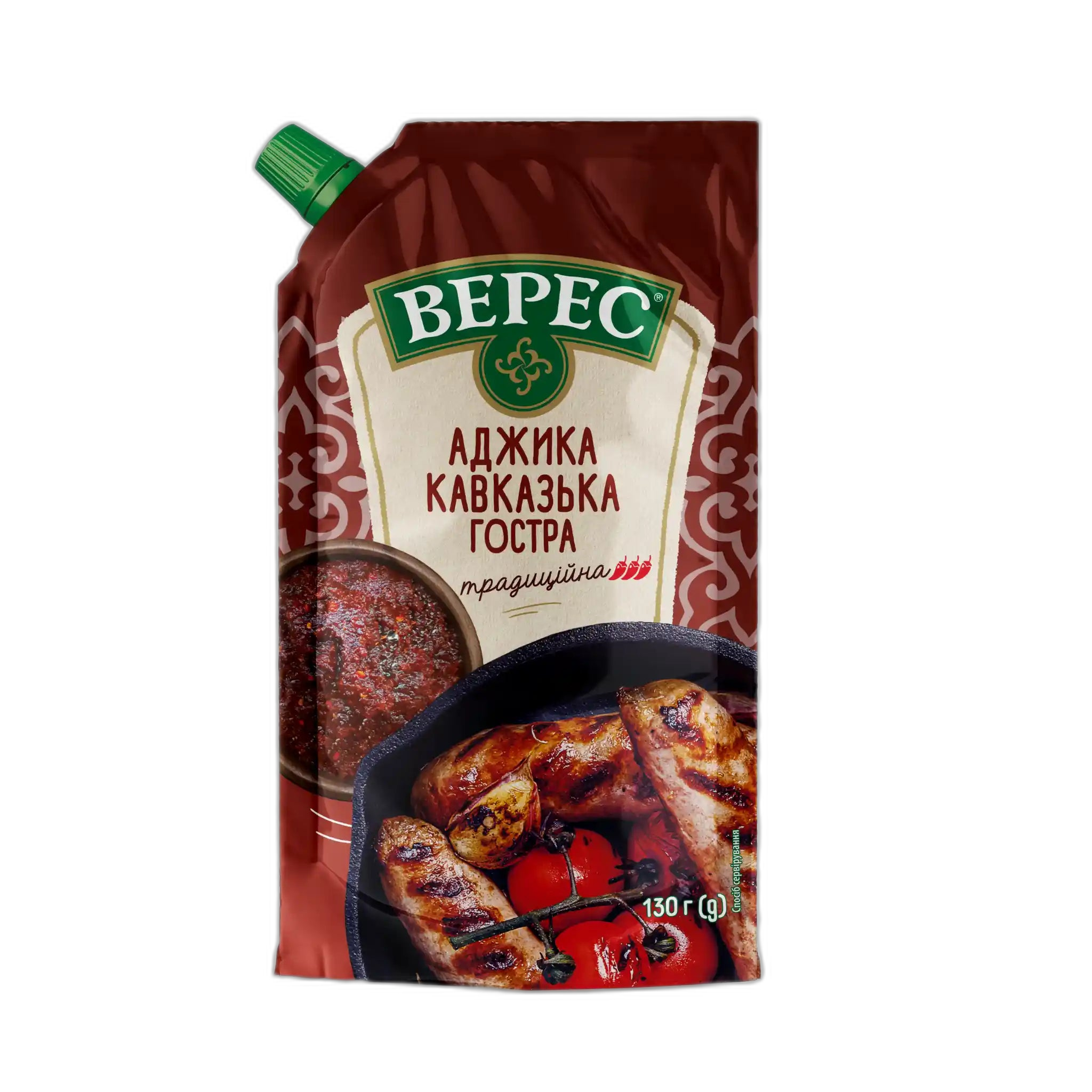 TM Veres Adžika Kavkazská pálivá, 130 g/ 16ks