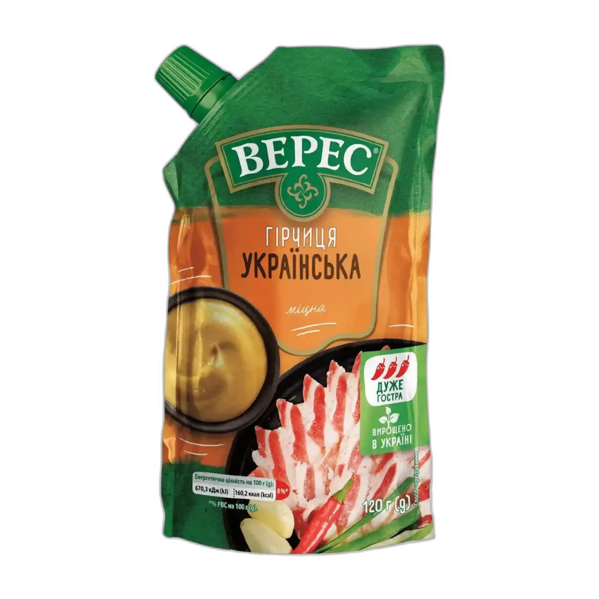 TM Veres Hořčice "Ukrajinská Micná", 120 g/16 ks
