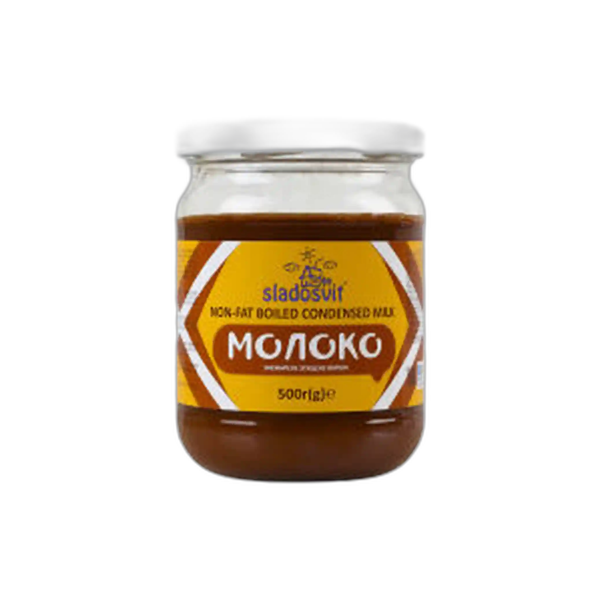 Sladosvit Odtučněné vařené kondenzované mléko, sklo, 500g/12ks