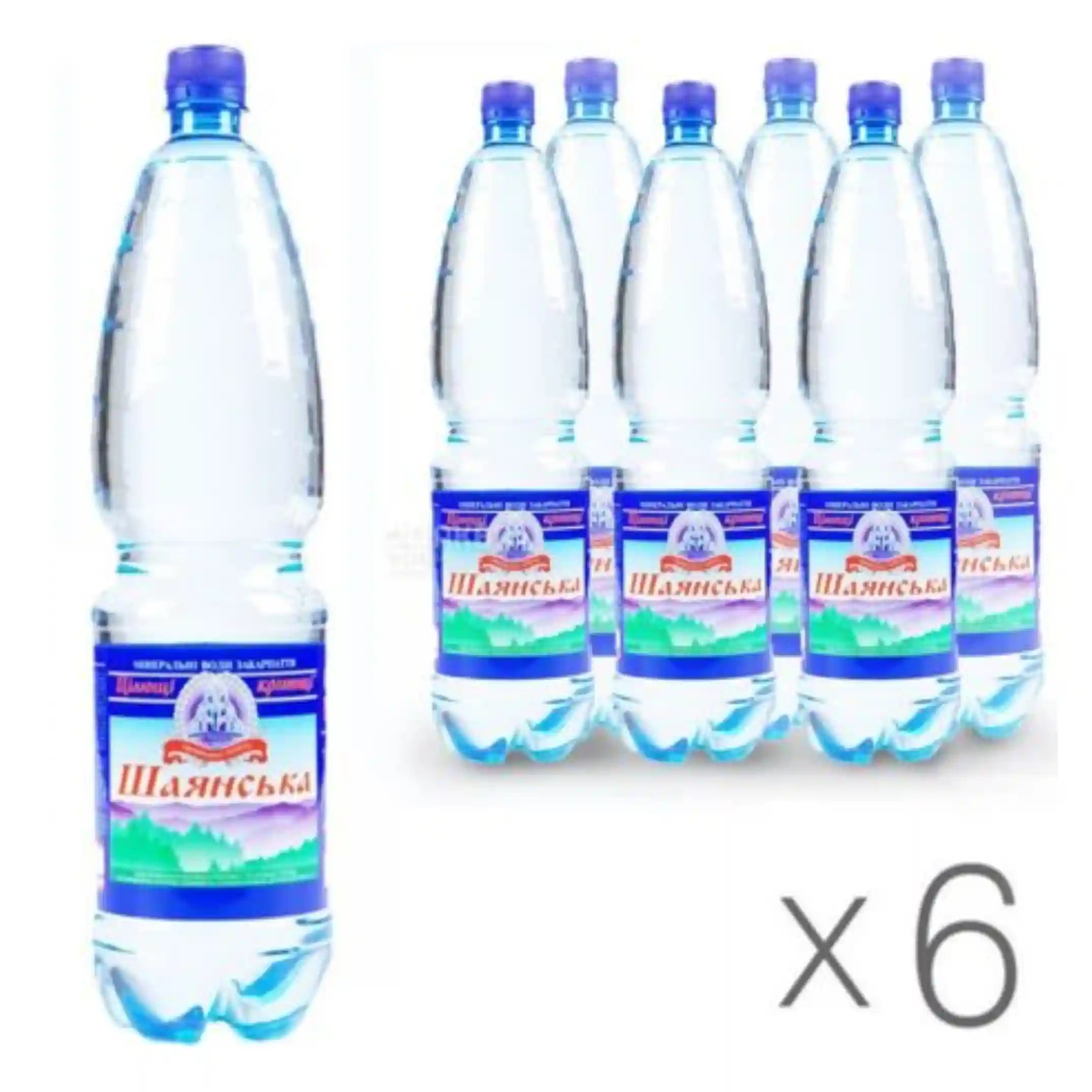 Šajanská Minerální vodá perlivá, 1,5l/6ks