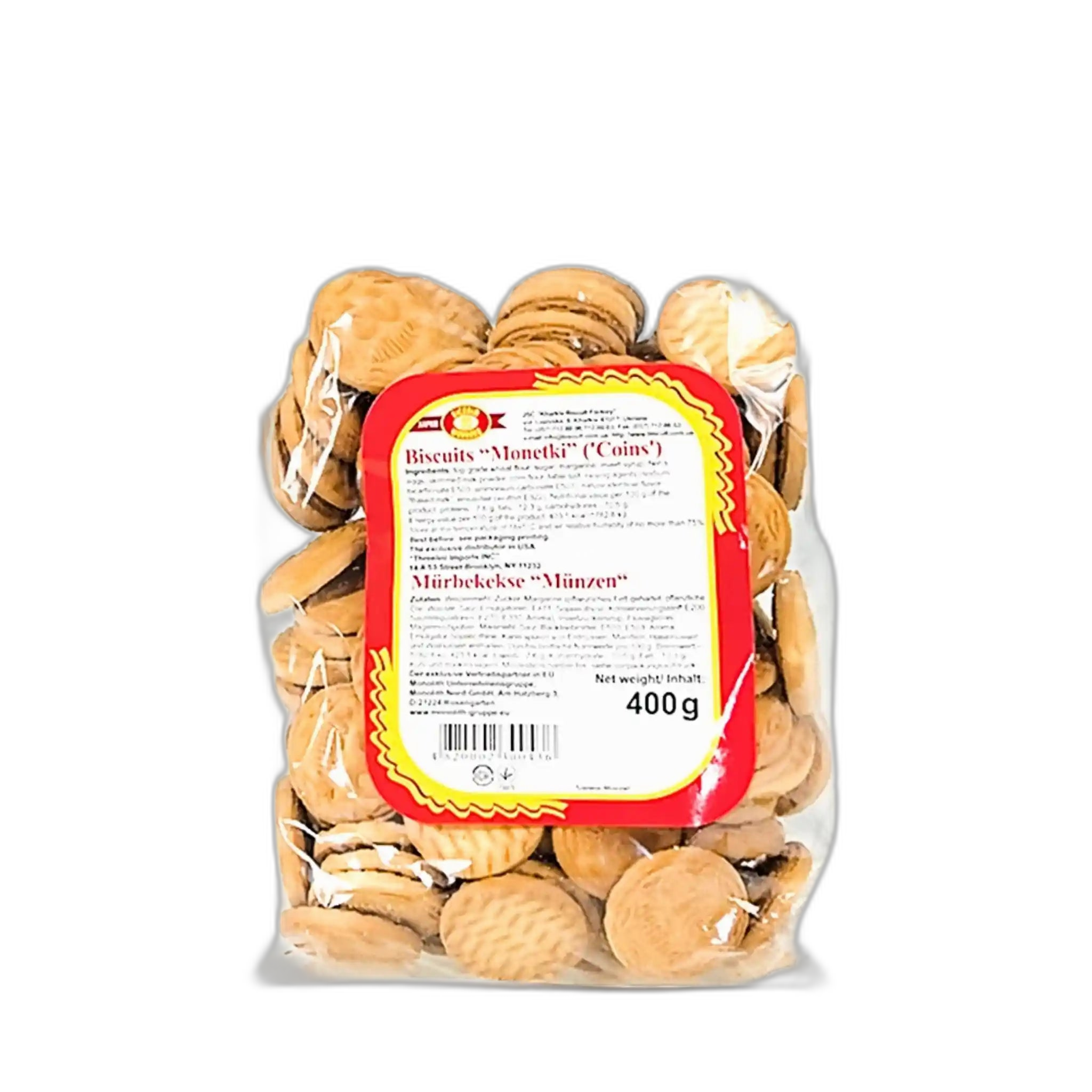 HBK Sušenky cukrové "Monetky", 400g/14ks