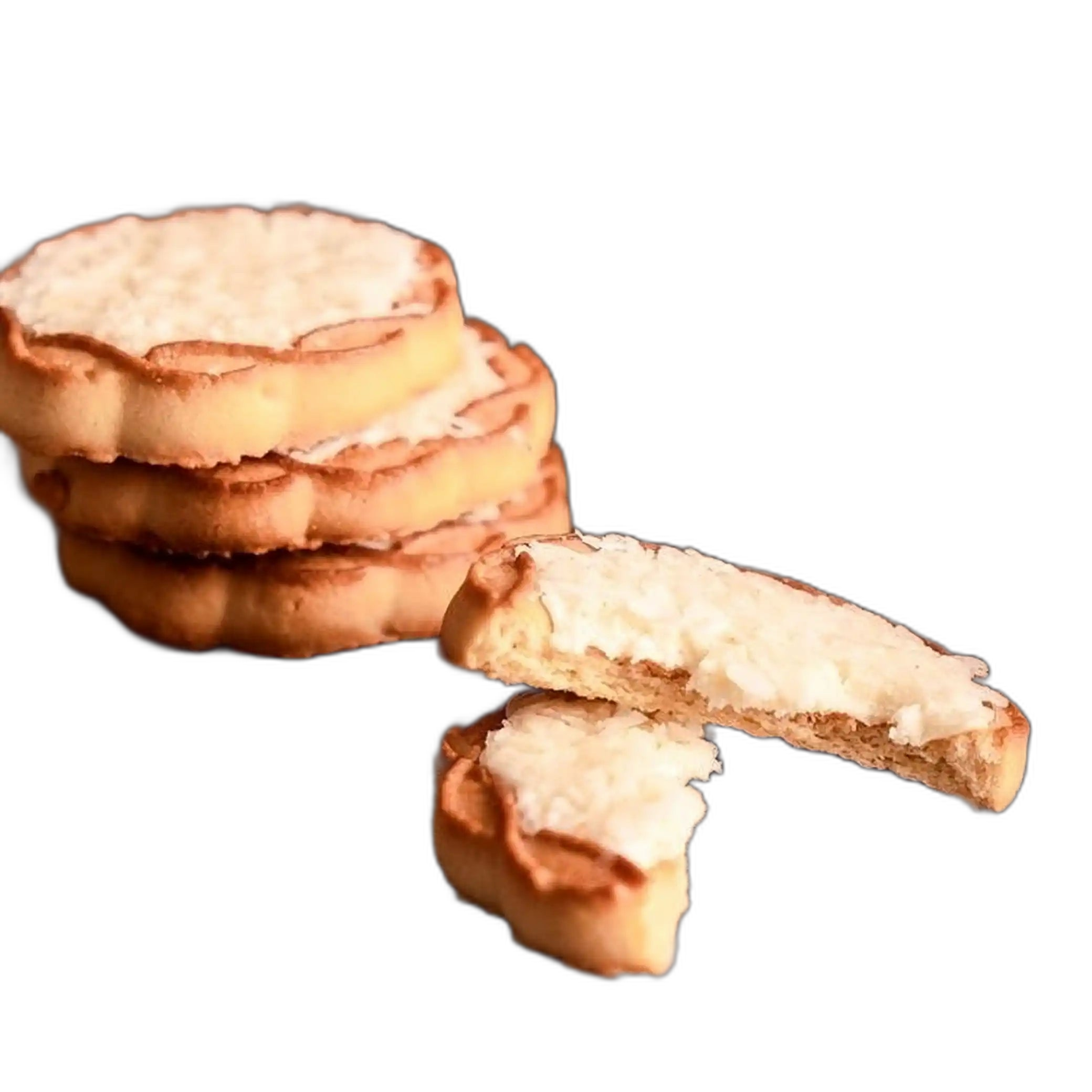 Cukrové sušenky „Polly“ zdobené kokosem, 450g
