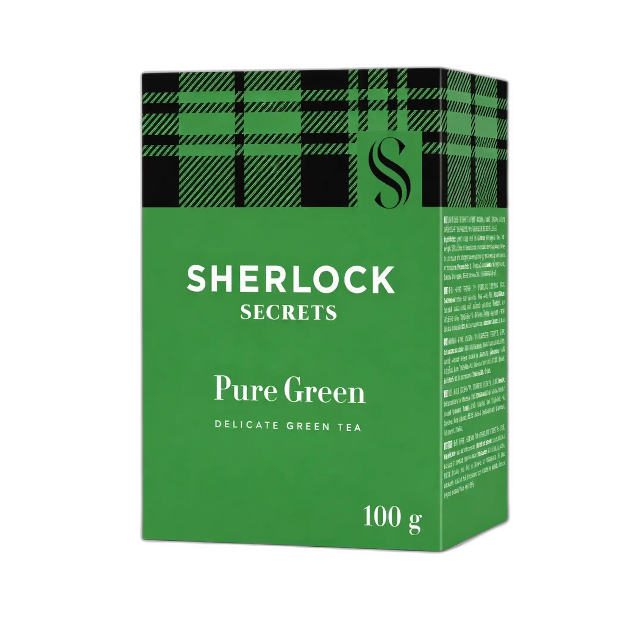 Sherlock Secrets Zelený čaj „Pure Green“, sypaný, 100g/14ks