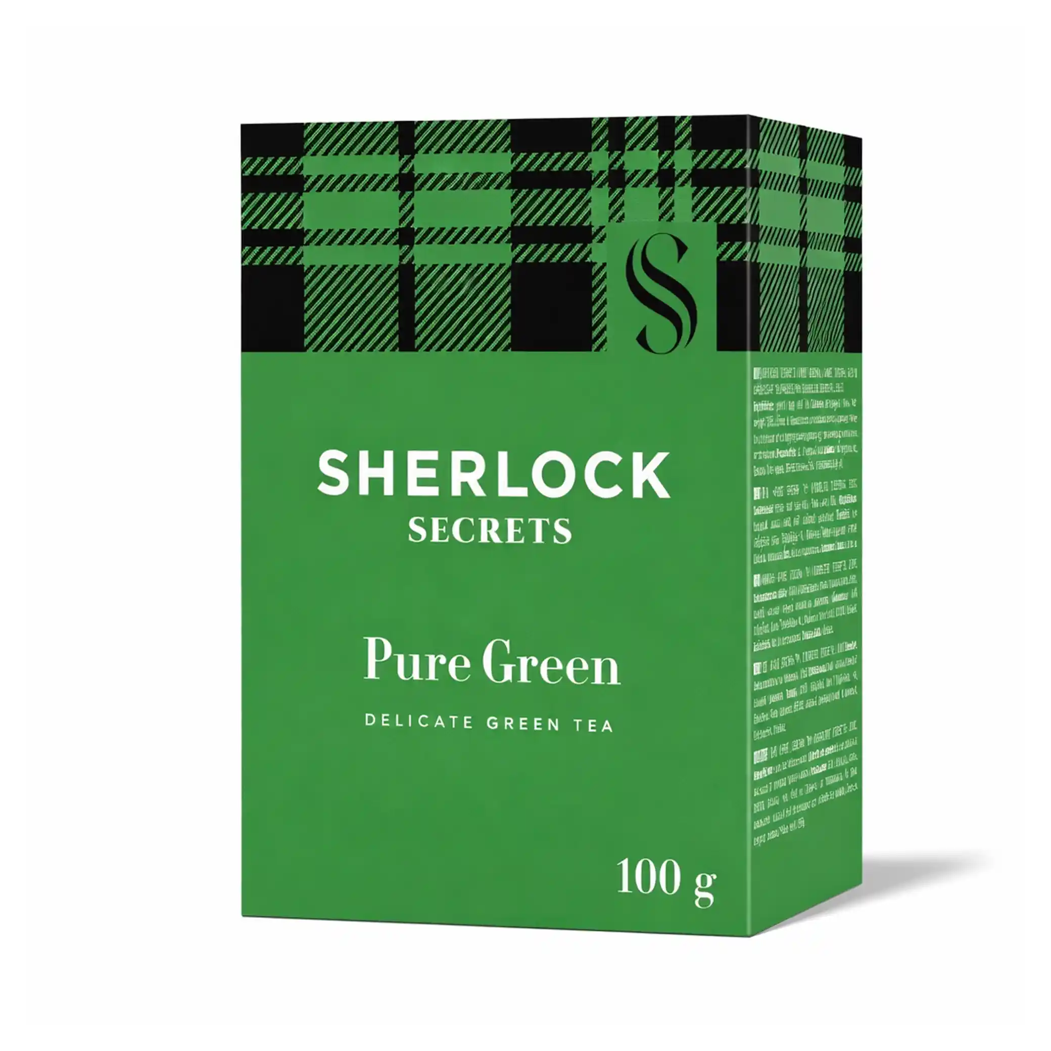 Sherlock Secrets Zelený čaj „Pure Green“, sypaný, 100g/14ks