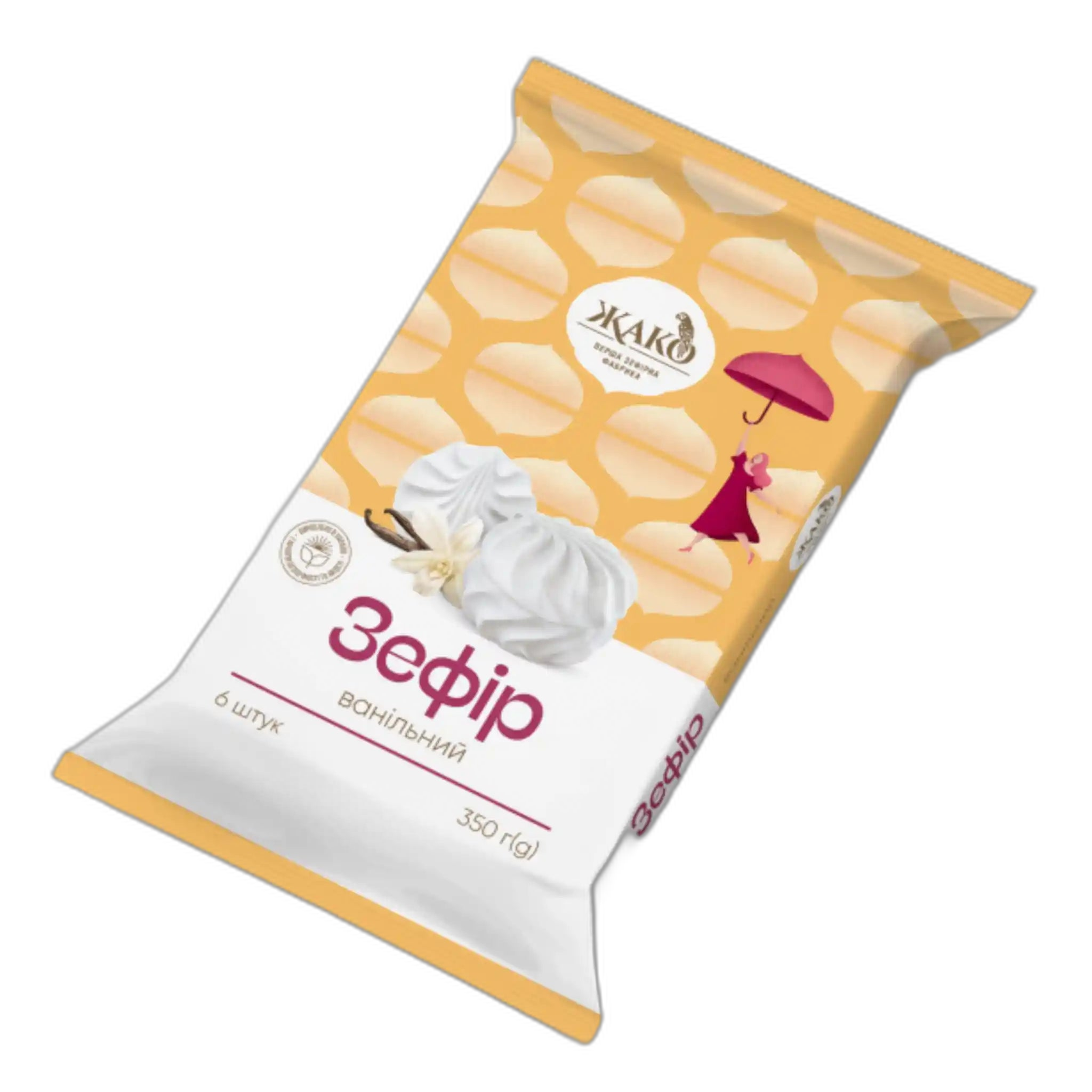 Žako Zefír Vanilkový, 350g/10ks