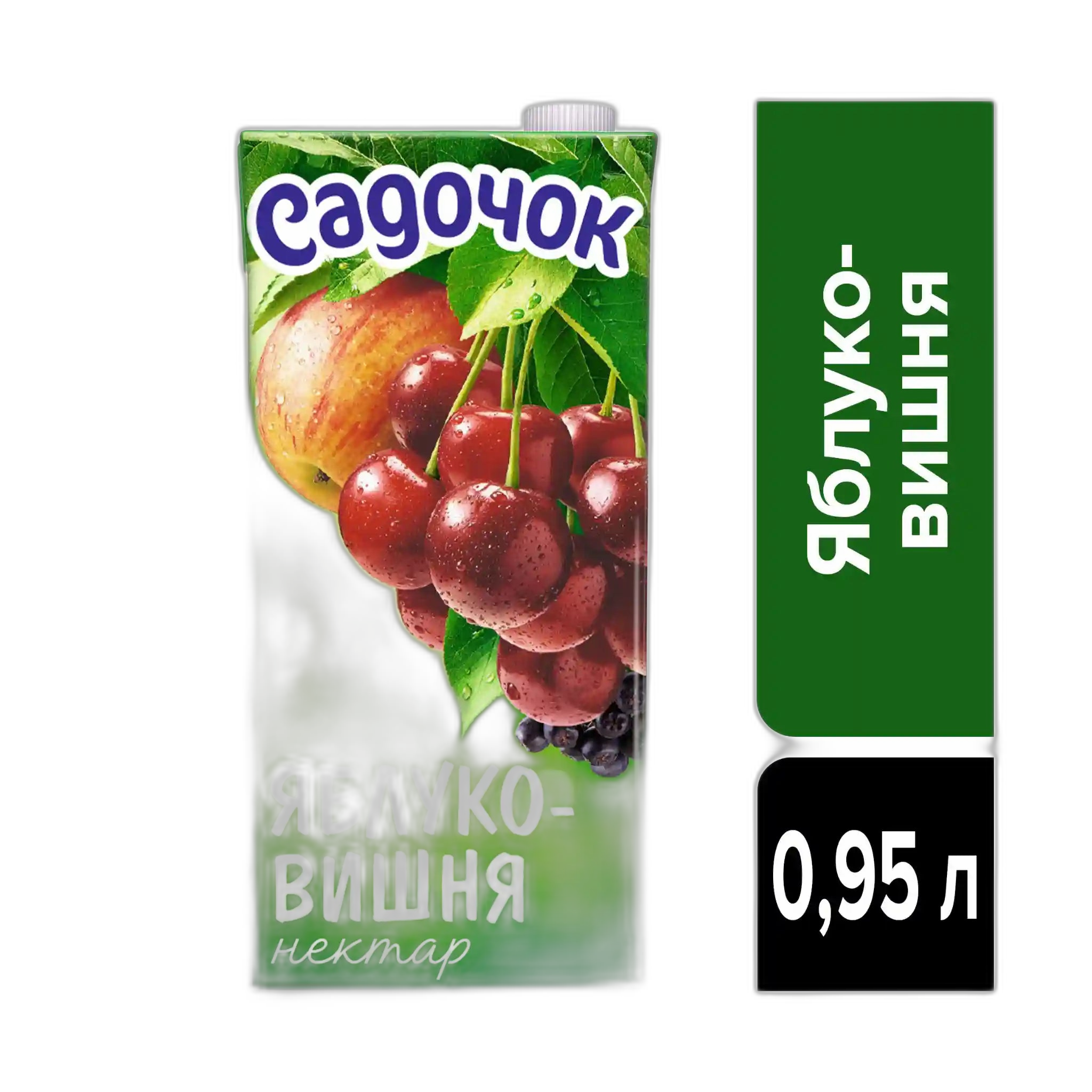 Sadočok Nektar Jablečno-višňový, 950ml/12ks
