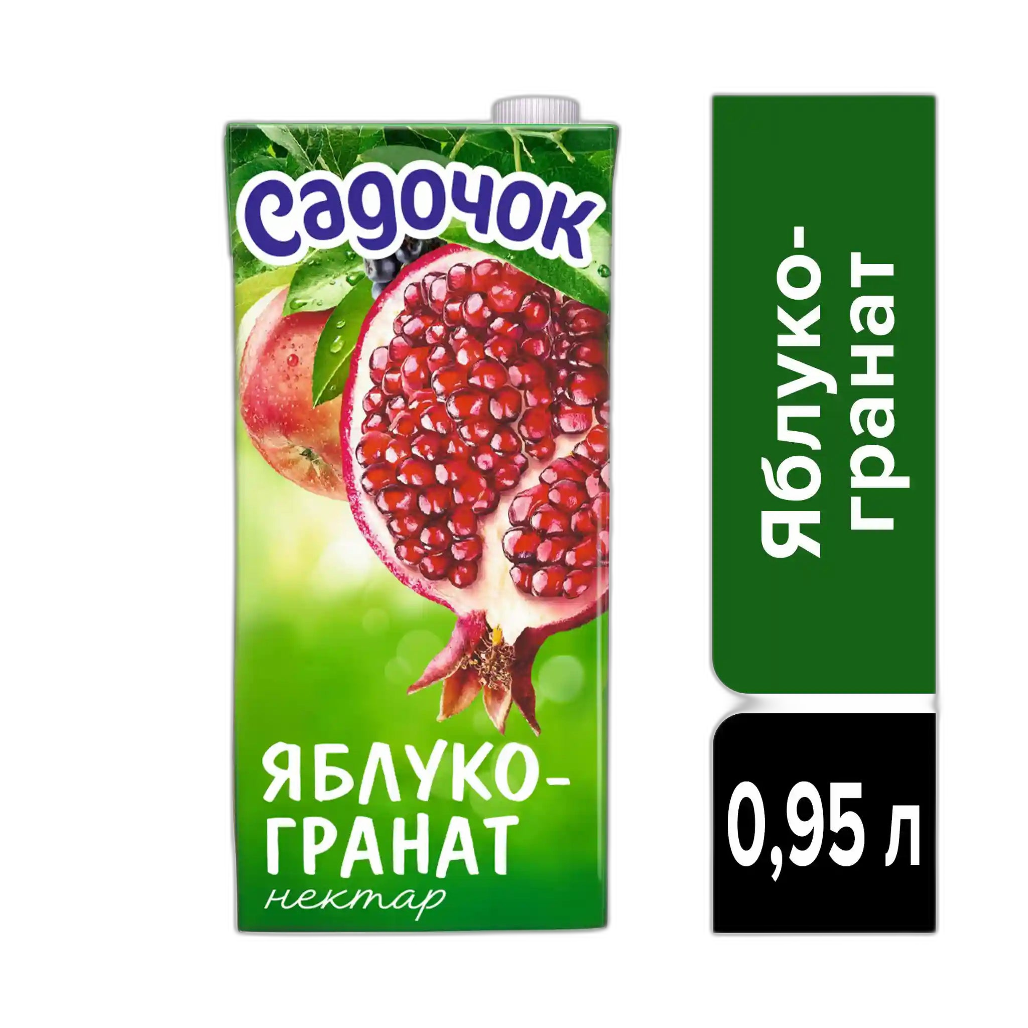 Sadočok Nektar z jableka a granátového jablka, 950ml/12ks