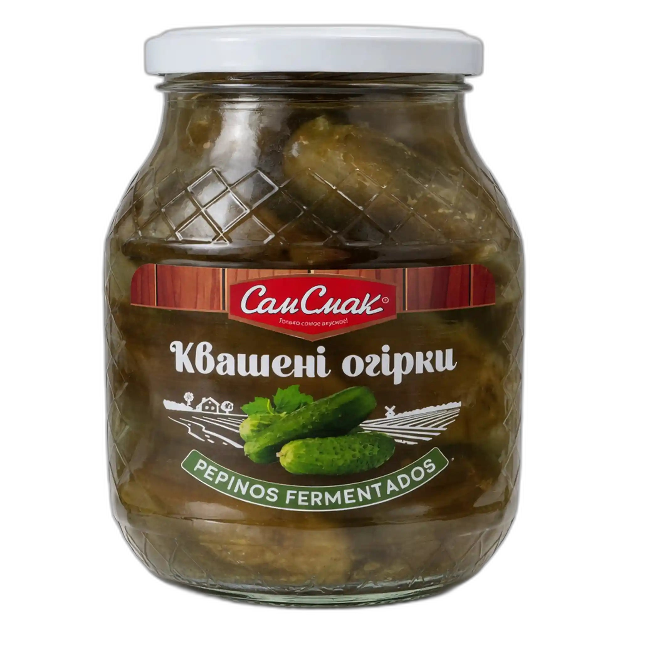 TM Sam Smak Kysané okurky, 840g/8ks