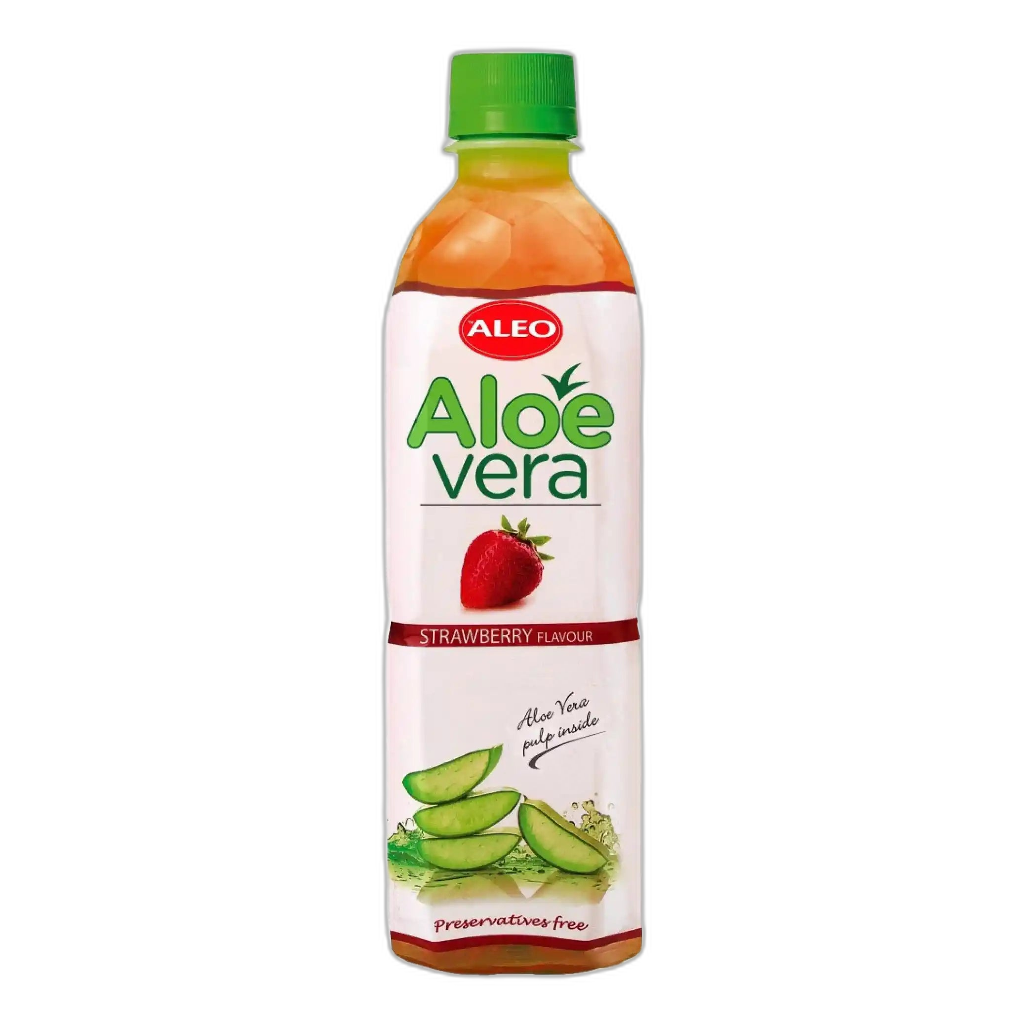 Nápoj z aloe vera ALEO, jahoda, 0,5 l/24ks
