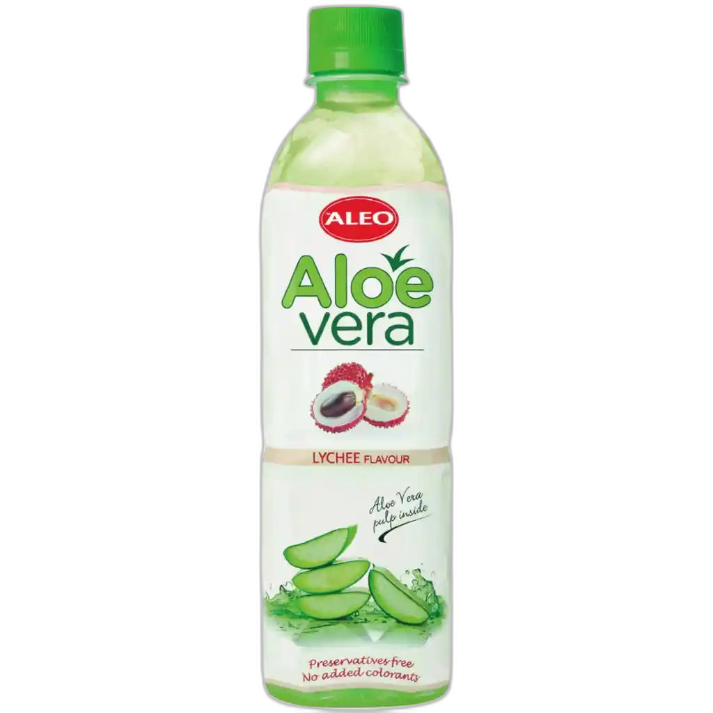 Nápoj z aloe vera ALEO, liči, 0,5 l/24ks