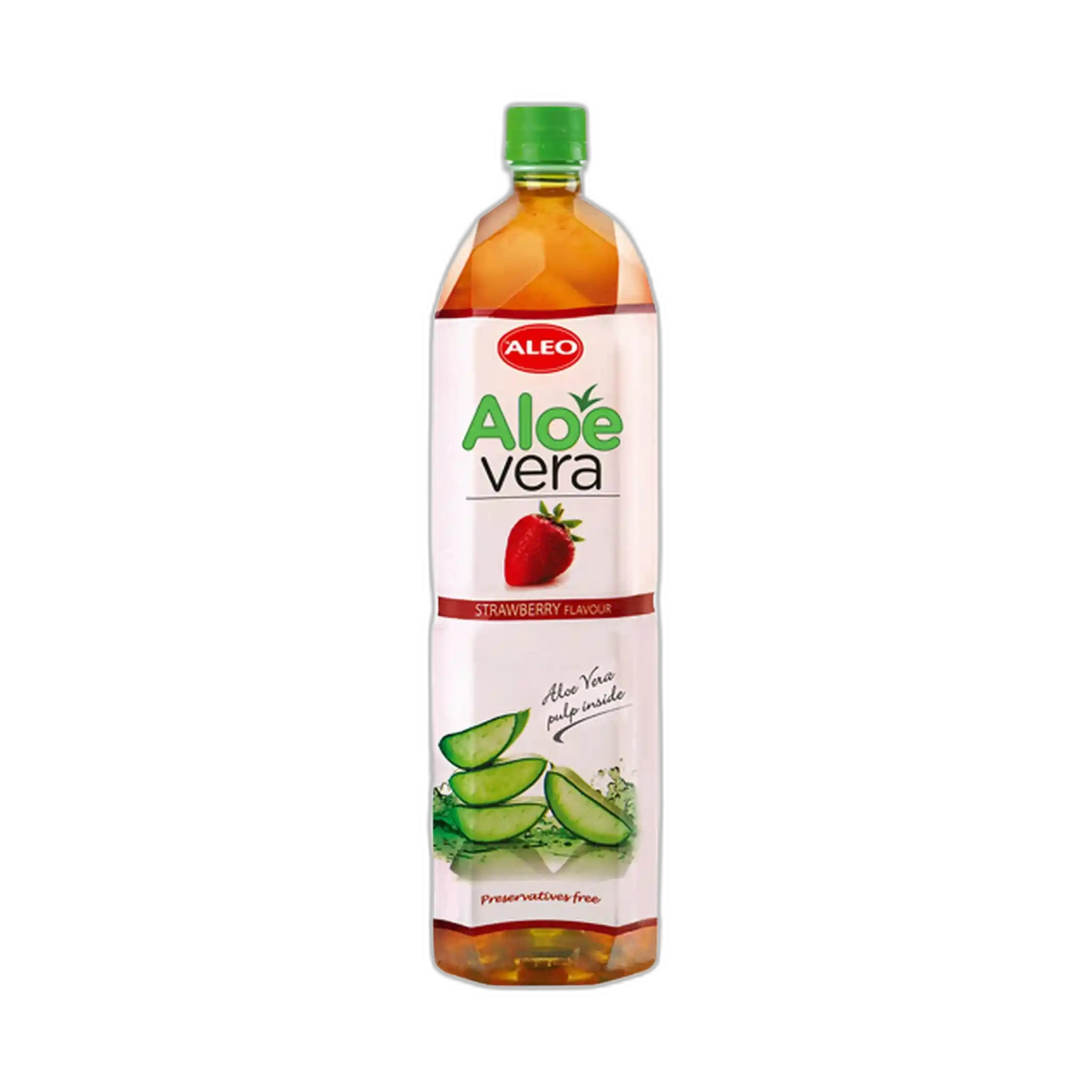 Nápoj z aloe vera ALEO, jahoda, 1,5 l/12ks