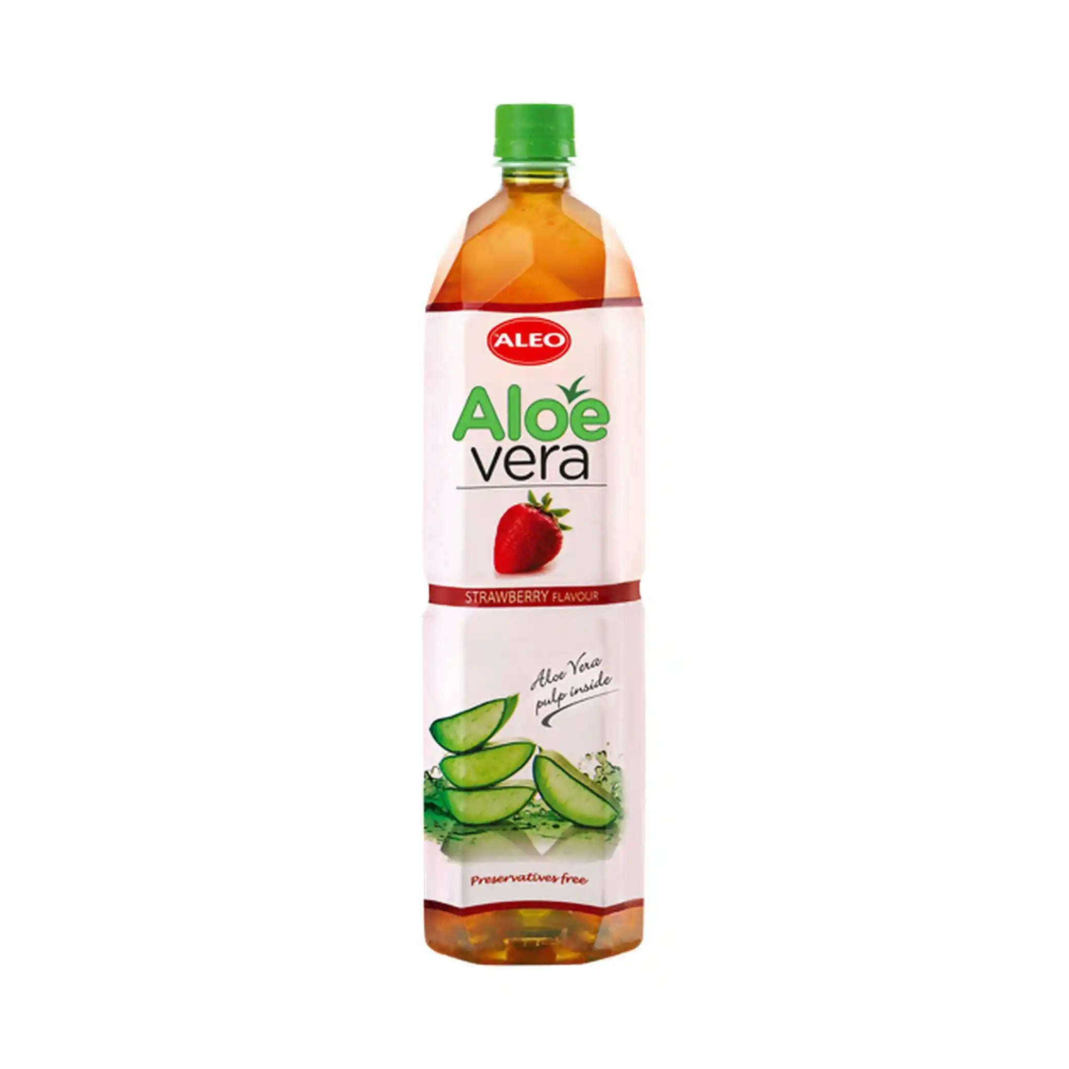 Nápoj z aloe vera ALEO, jahoda, 1,5 l/12ks