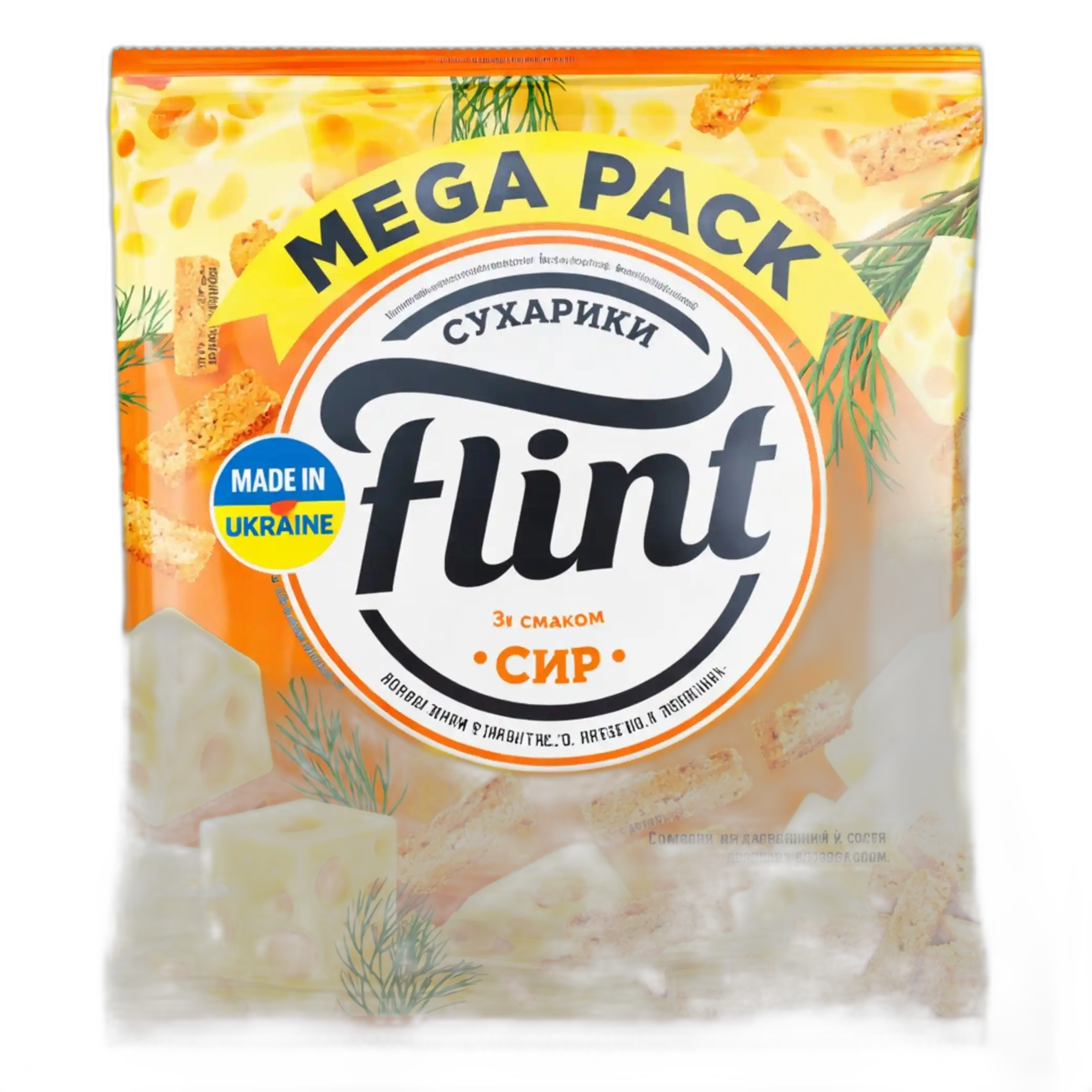 Flint Suchariky s příchutí sýra, 150g /32 ks