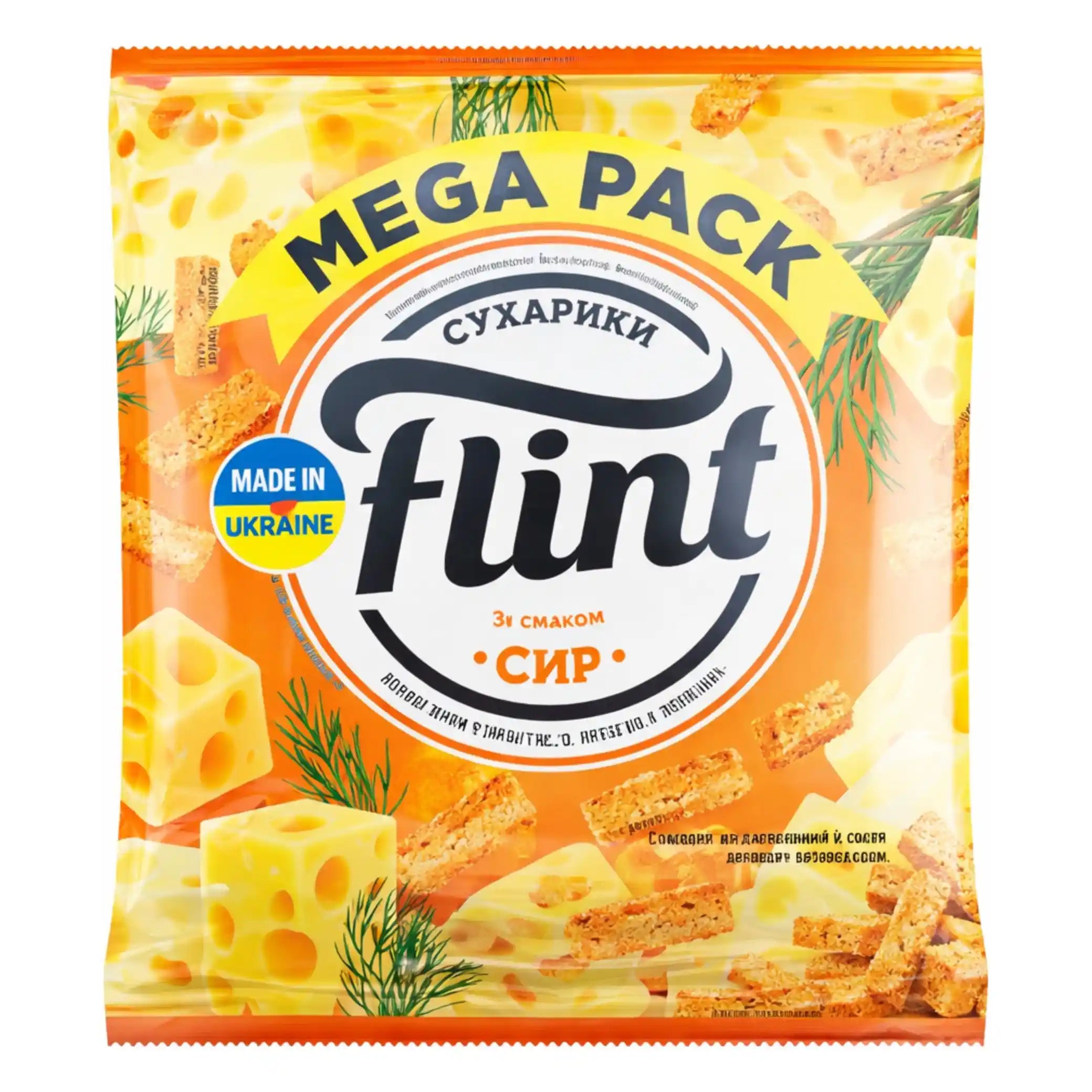 Flint Suchariky s příchutí sýra, 150g /32 ks