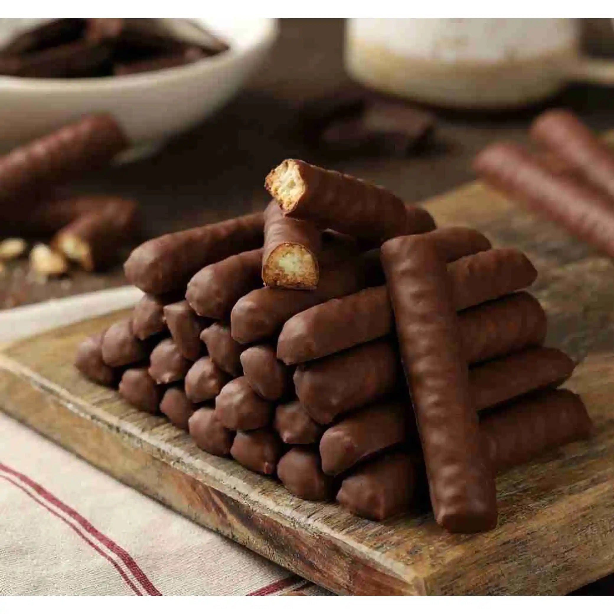 Biscotti Sušenky z křehkého testa „Stick s kokosem“, 490g/ 8 ks