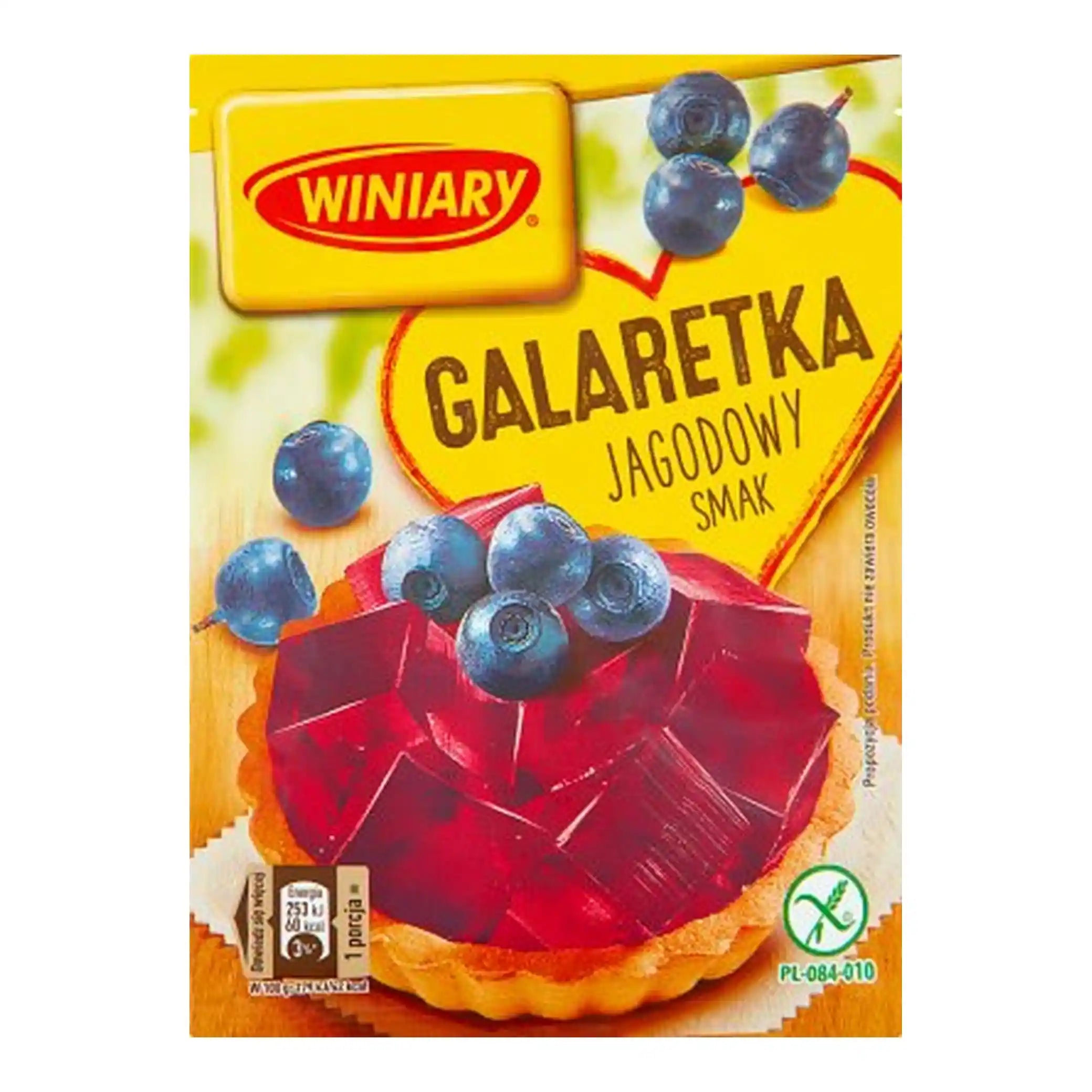 Winiary Želé s borůvkovou příchutí, 47g/25ks
